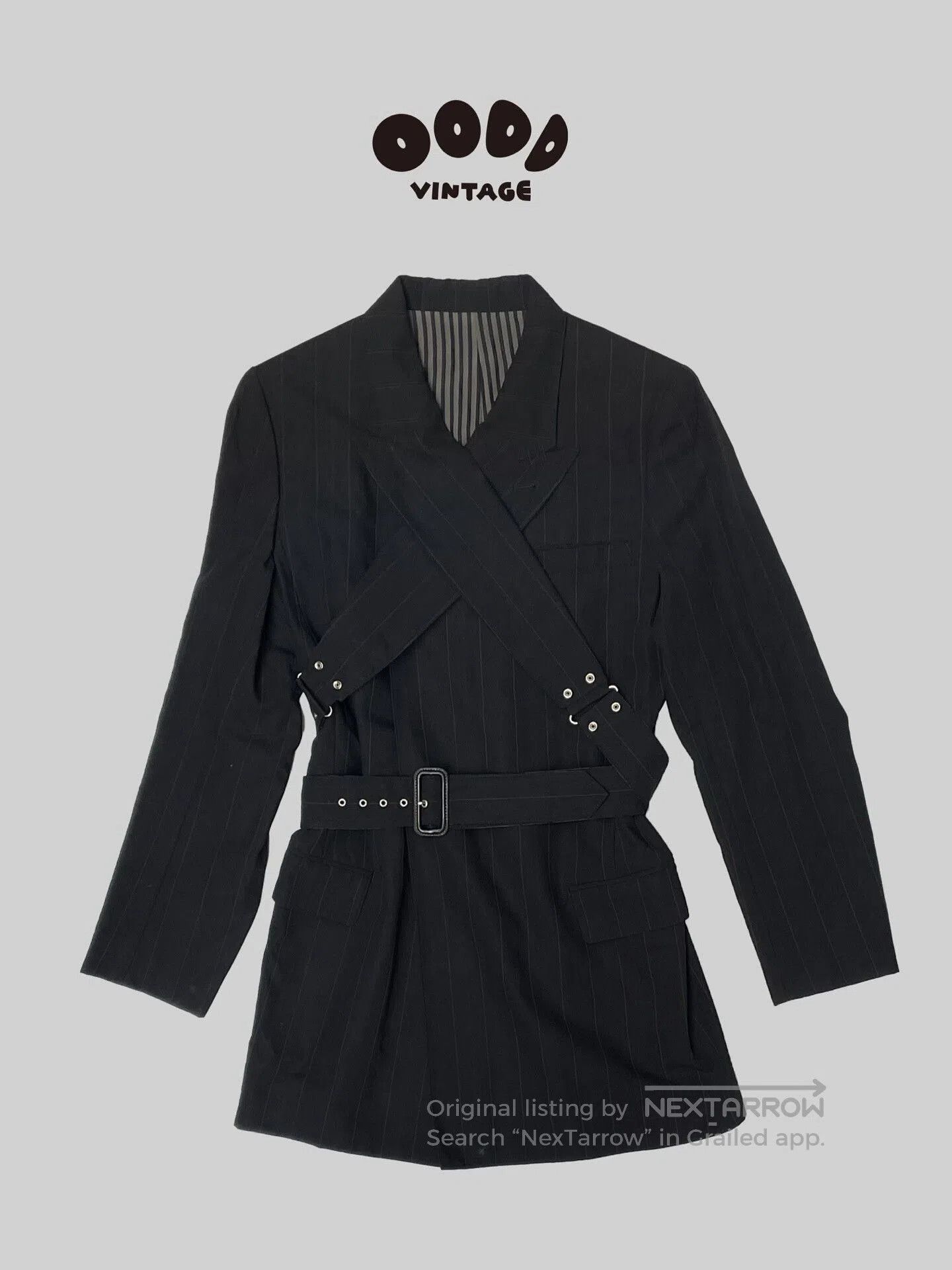 Jean Paul Gaultier Jean Paul Gaultier Striped Wool Suit. Size M / US 6-8 / IT 42-44 - 1 Thumbnail