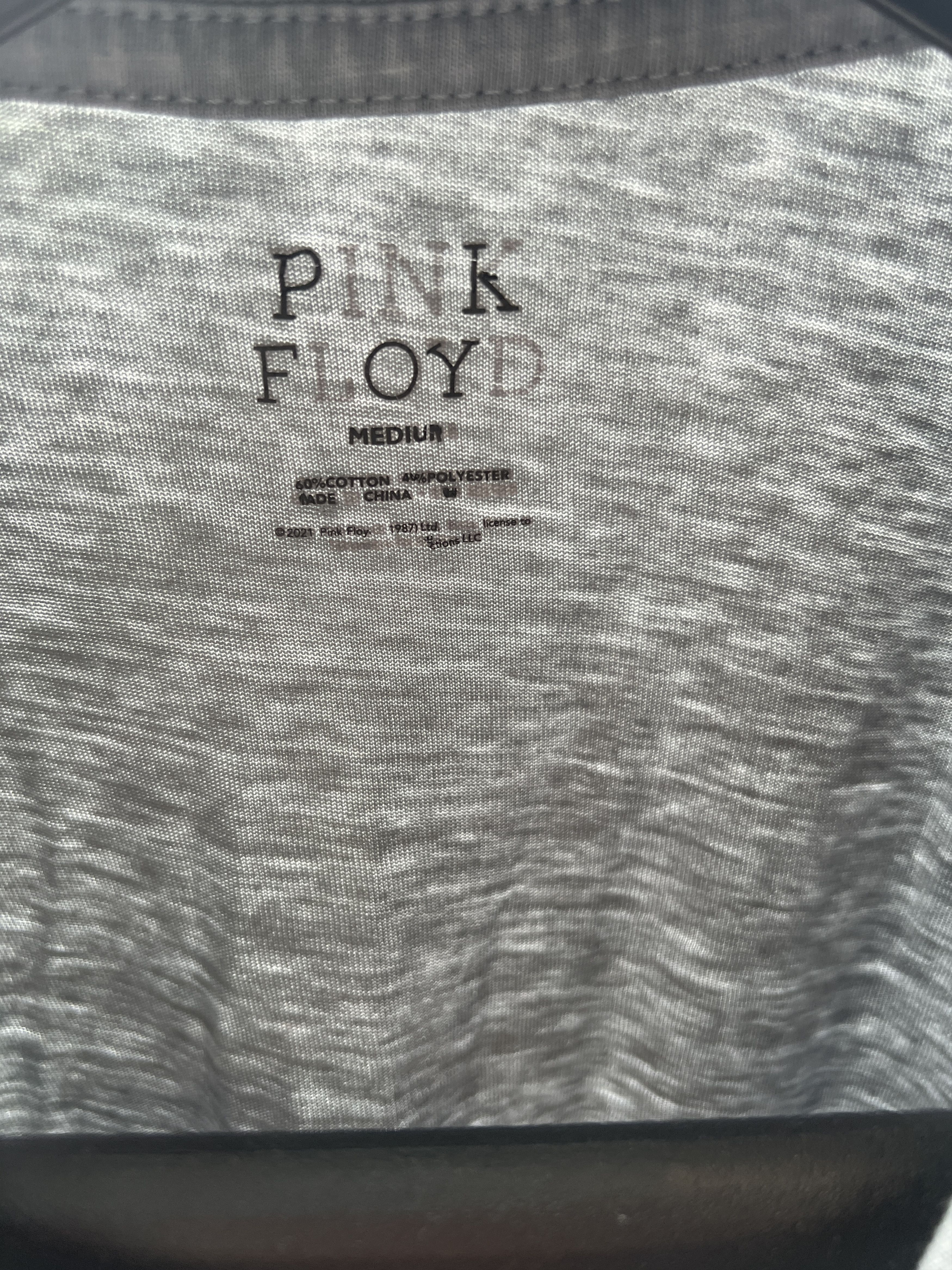 Pink Floyd Pink Floyd Dark Side of the Moon Graphic Tee Gray Size M / US 6-8 / IT 42-44 - 3 Thumbnail