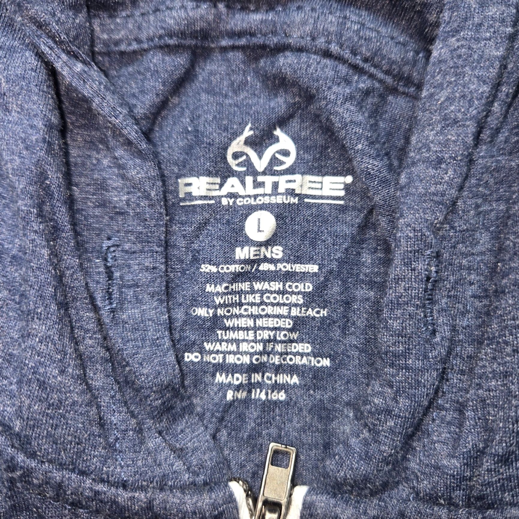 Realtree Realtree Hoodie Blue Graphic Full Zip Cotton Blend Men's L Large Sweater Fish Logo 90s Theme? Size US L / EU 52-54 / 3 - 3 Thumbnail