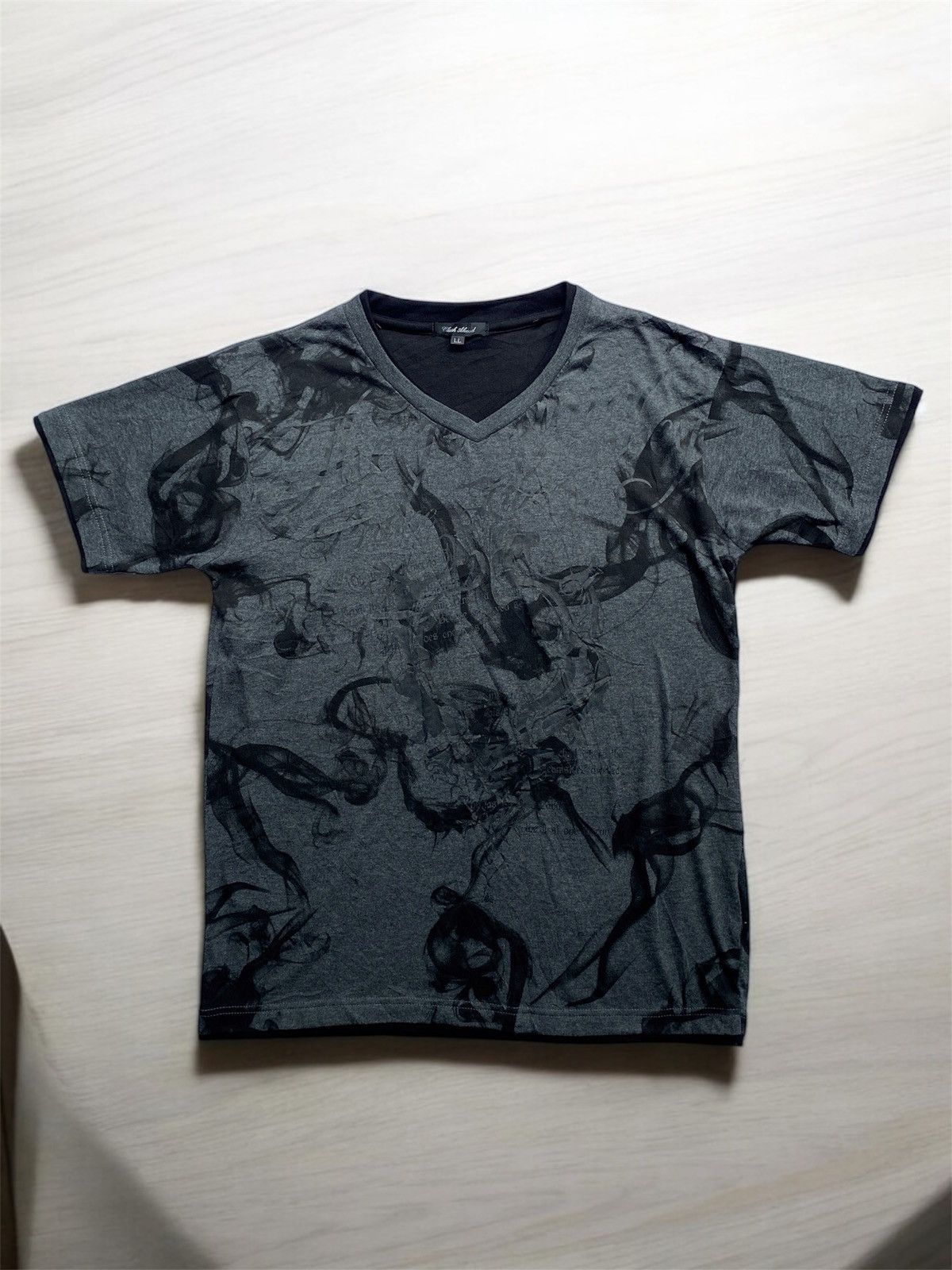 20471120 × Beauty Beast × Hysteric Glamour Clash Ahead Smoke Abstrak grunge tee Size US L / EU 52-54 / 3 - 1 Thumbnail