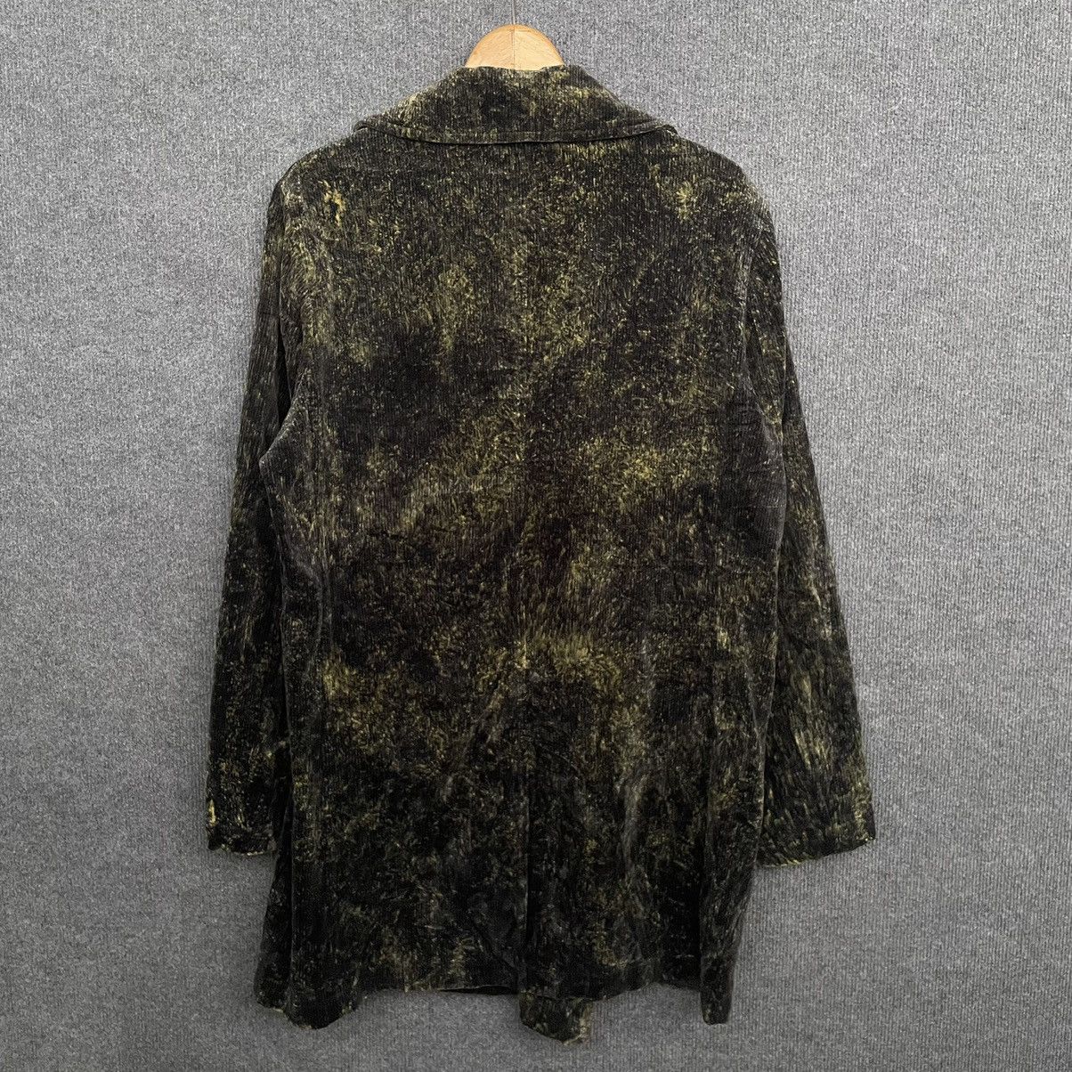 Beauty Beast × If Six Was Nine × Japanese Brand Trigger Abstract Motive Corduroy Long Coat Made in Japan Size US L / EU 52-54 / 3 - 7 Thumbnail