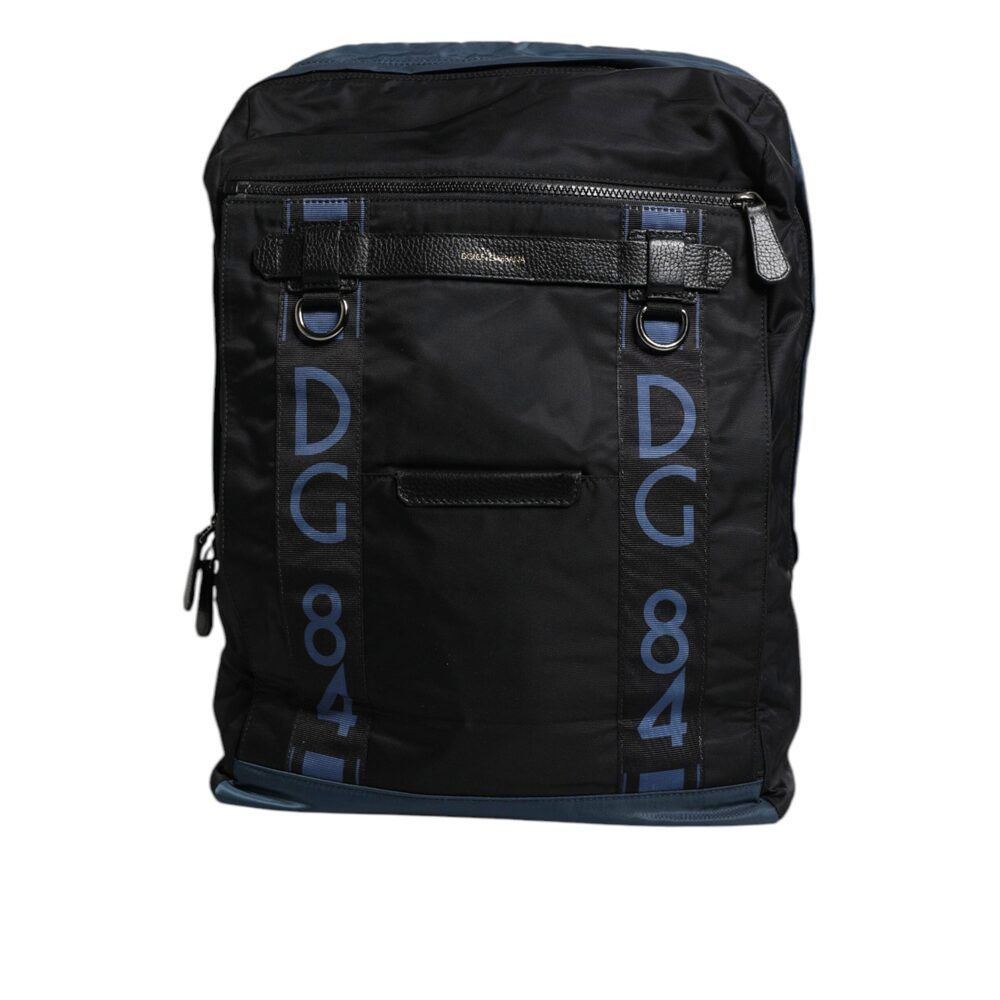 Dolce & Gabbana Dolce & Gabbana Black Nylon DG Logo School Backpack Bag Size ONE SIZE - 2 Thumbnail