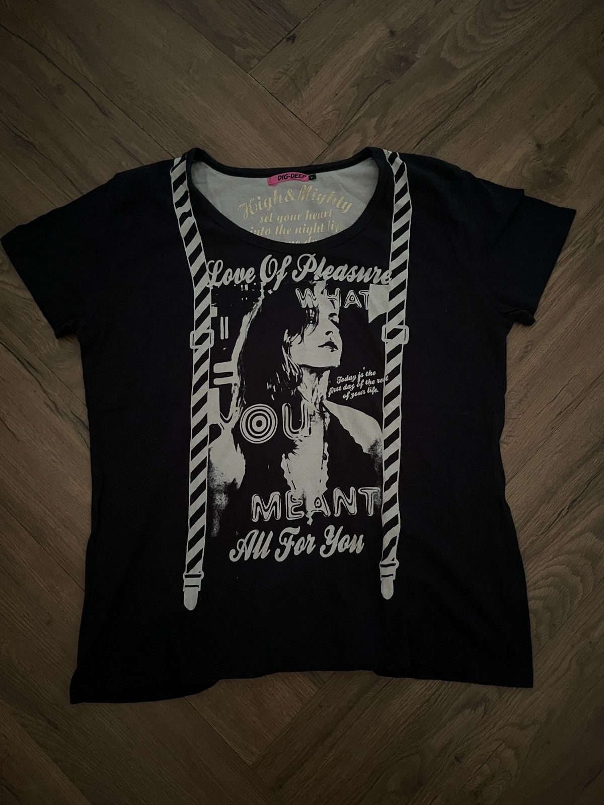 Hysteric Glamour DepDeep Archive Gothic Print T-Shirt Dark Y2K Era Size US XL / EU 56 / 4 - 2 Thumbnail