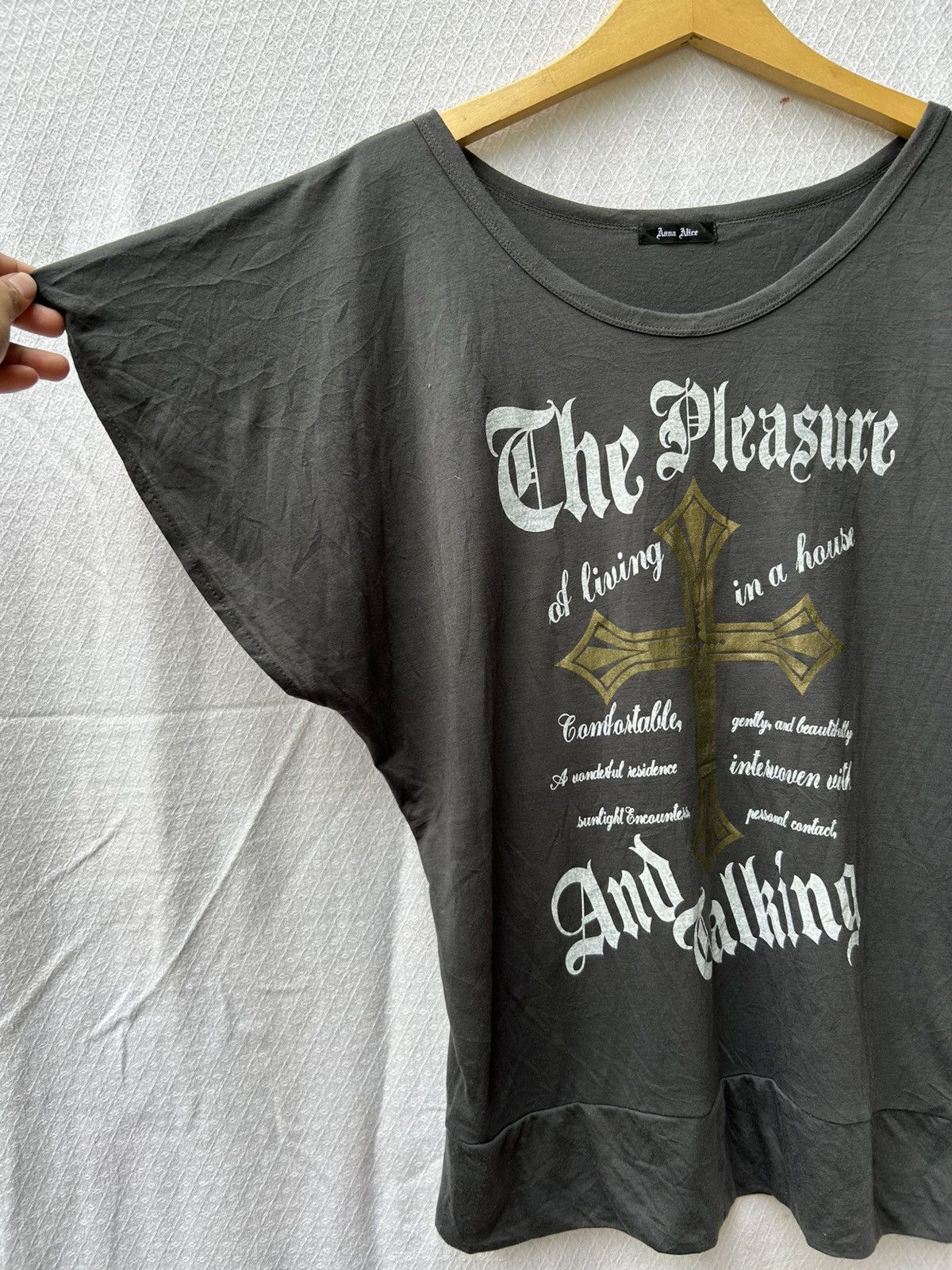 Japanese Brand Anna alice japanese cross poem seditionaries tees Size US L / EU 52-54 / 3 - 4 Thumbnail