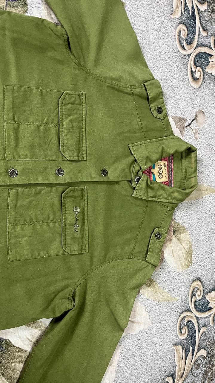 Mambo × Vintage Vintage Mambo Army Style Surf Australia Button Up Shirts Size US L / EU 52-54 / 3 - 4 Thumbnail