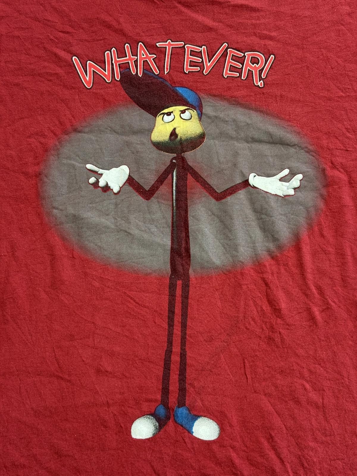 Designer Y2K T-shirt Whatever 3D Computer Stick Figure Dude Savvy 2XL Size US XXL / EU 58 / 5 - 3 Thumbnail