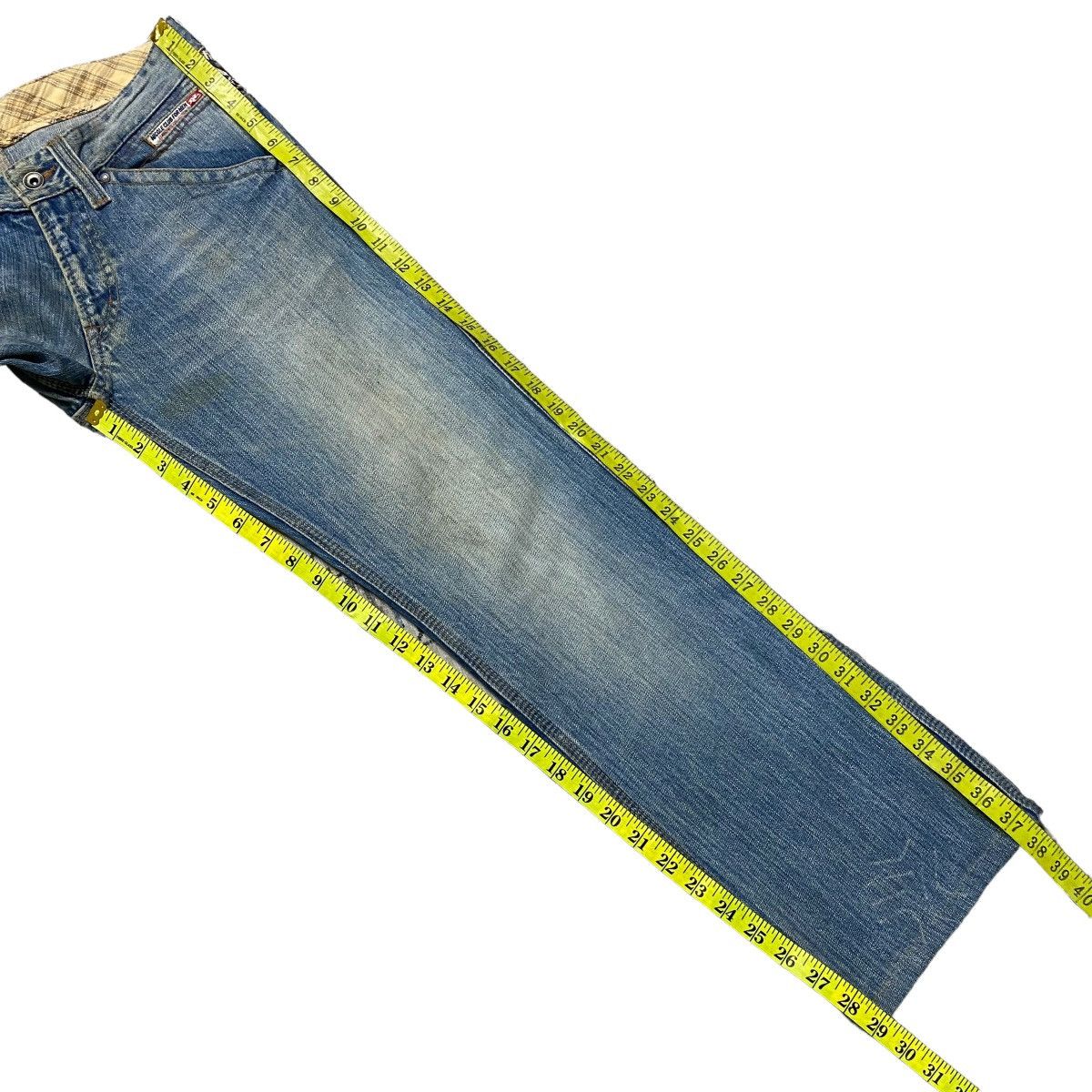 Nicole Club NCFM Denim Twin Flap Snake Patern Flare Jeans Size US 28 / EU 44 - 20 Thumbnail