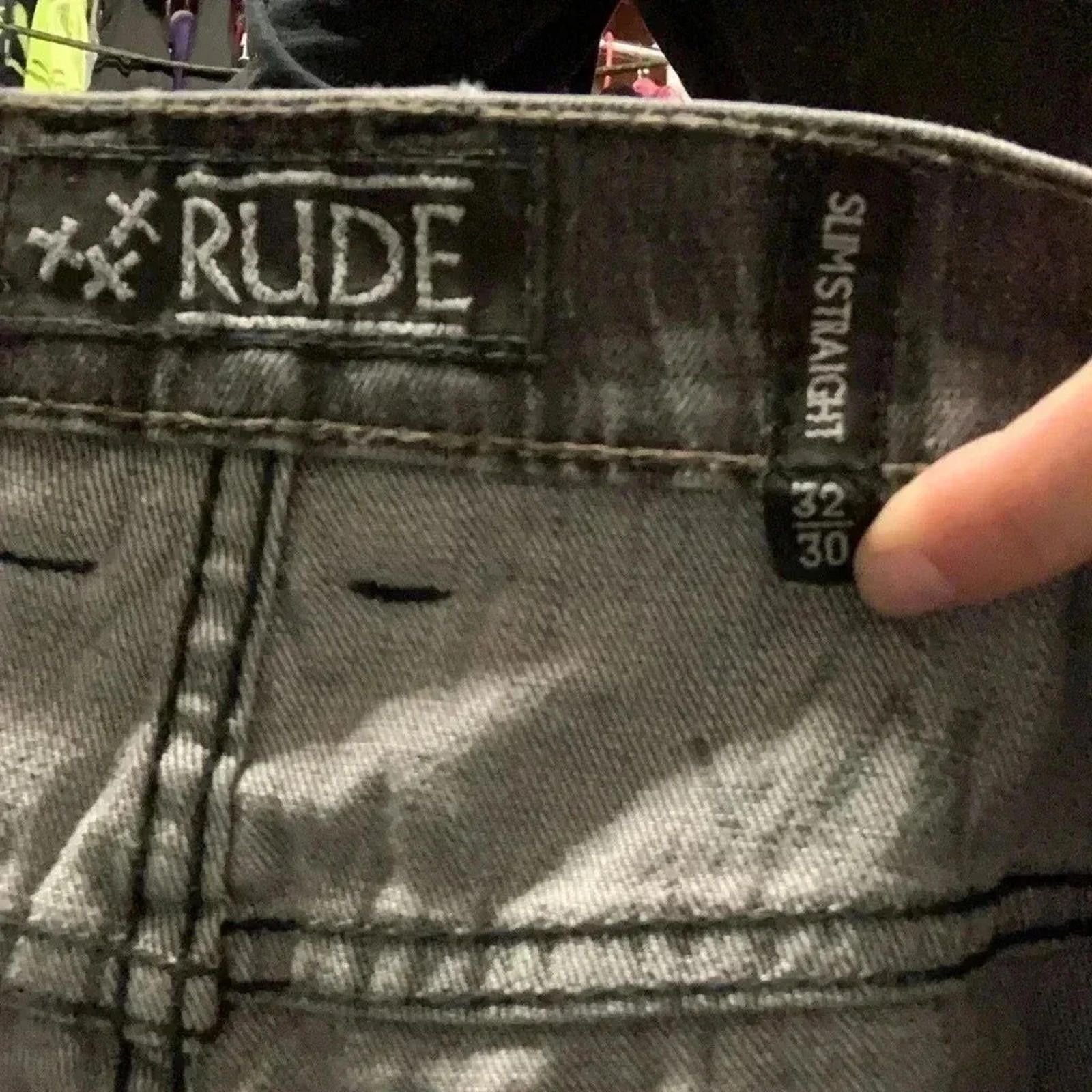 Rude Men’s rude jeans 32 x 30 Size US 32 / EU 48 - 3 Thumbnail