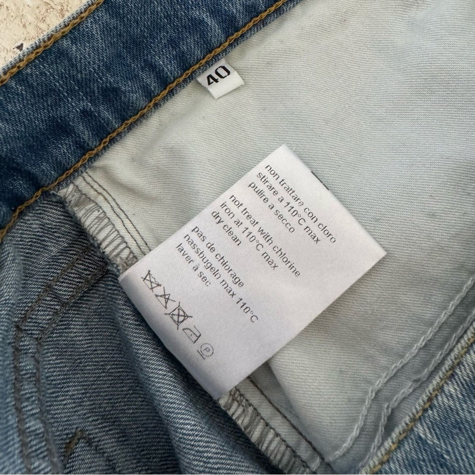 Other New! Flavio Castellani Jeans Shorts, Size 40 Crystals/Pearls Size 27" / US 4 / IT 40 - 5 Thumbnail