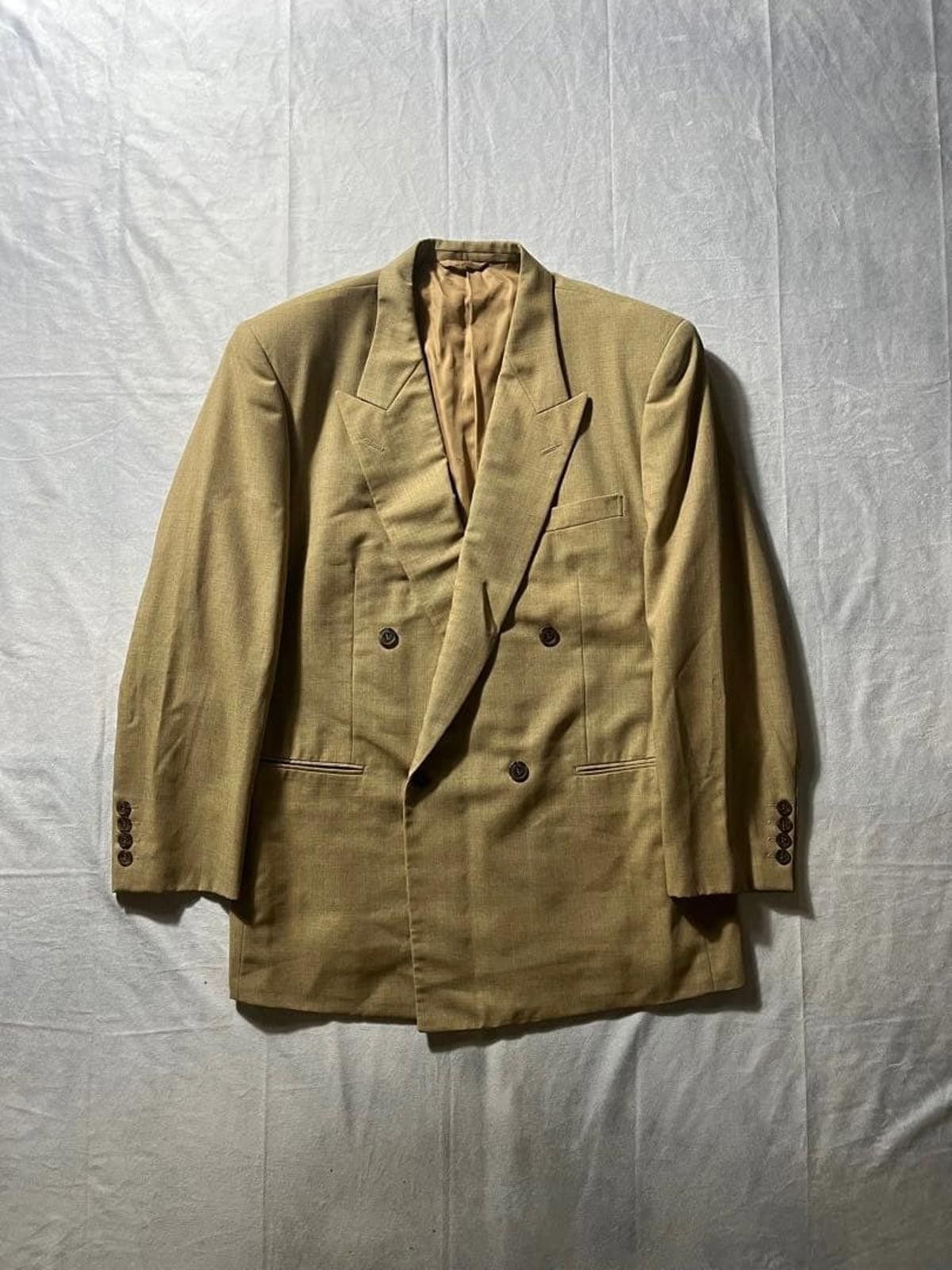 Dior Dior - Double Breasted Suit Beige Size 40R - 3 Thumbnail