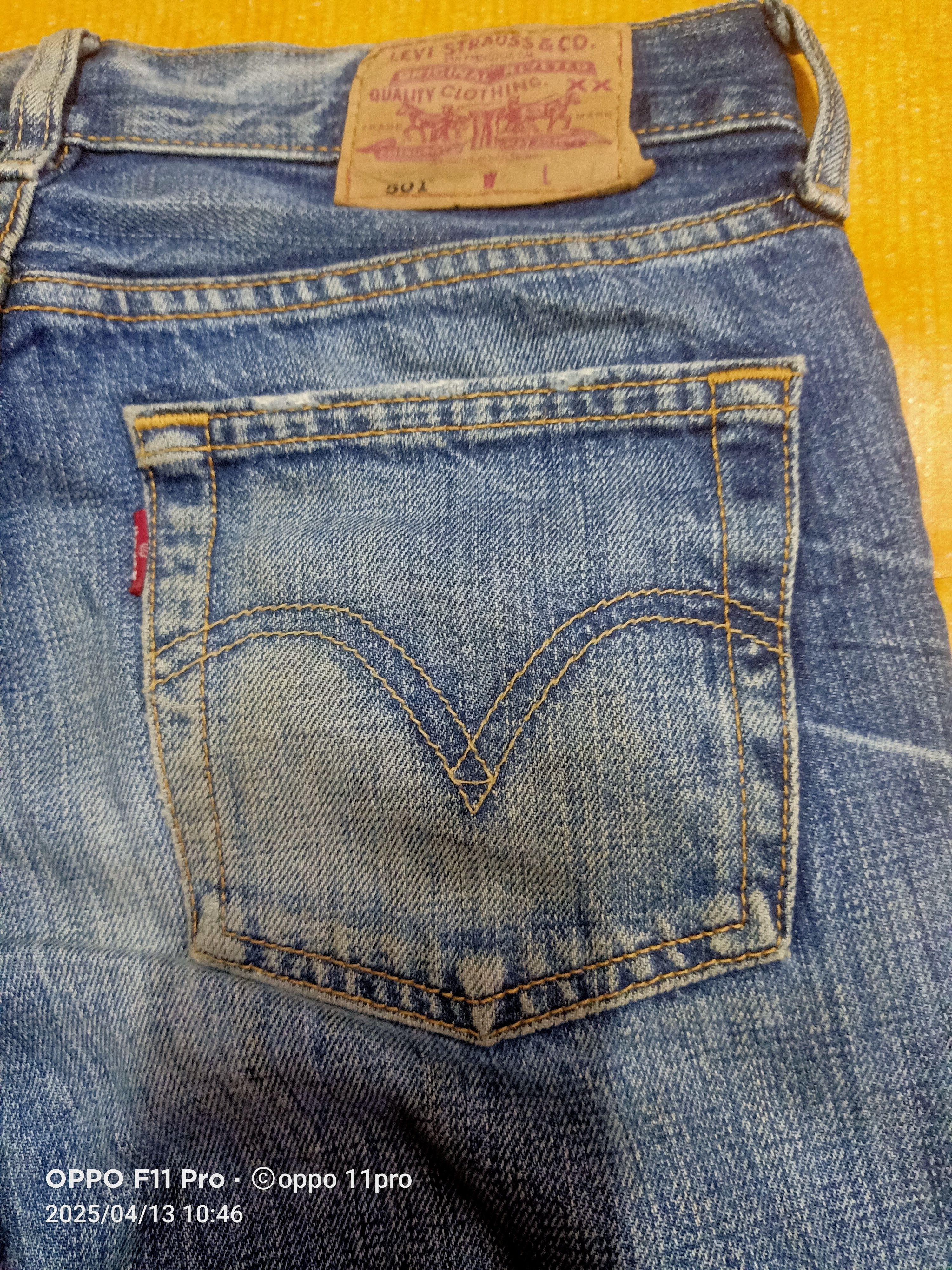 Levi's × Vintage Levis 501 Vtg Y2k Denim Vintage Distressdenim Mudwash Size US 28 / EU 44 - 12 Thumbnail