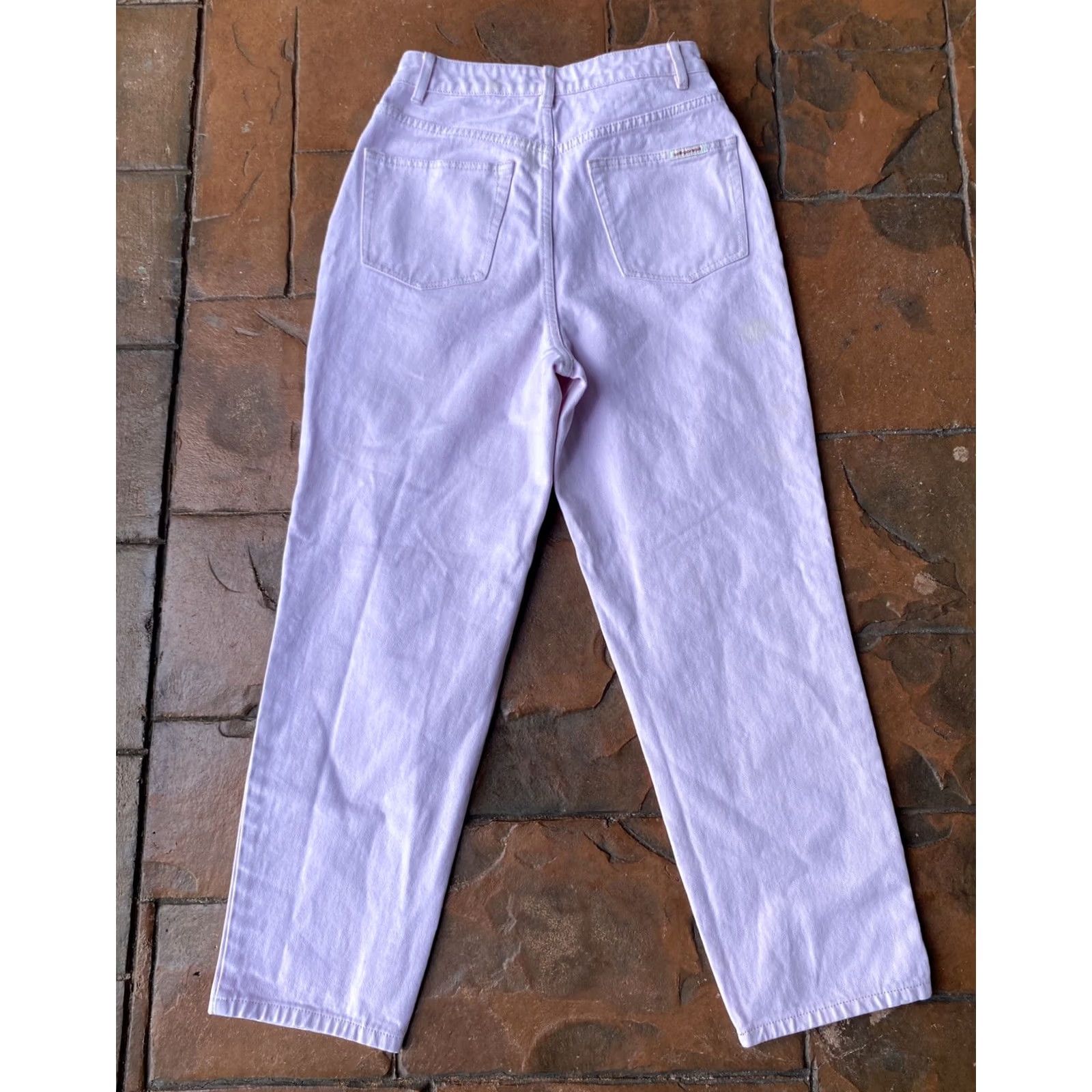 Self-Portrait Self-Portrait Jeans Pants Straight Leg Jewels Women 28x28 Pink Size 28" / US 6 / IT 42 - 3 Thumbnail