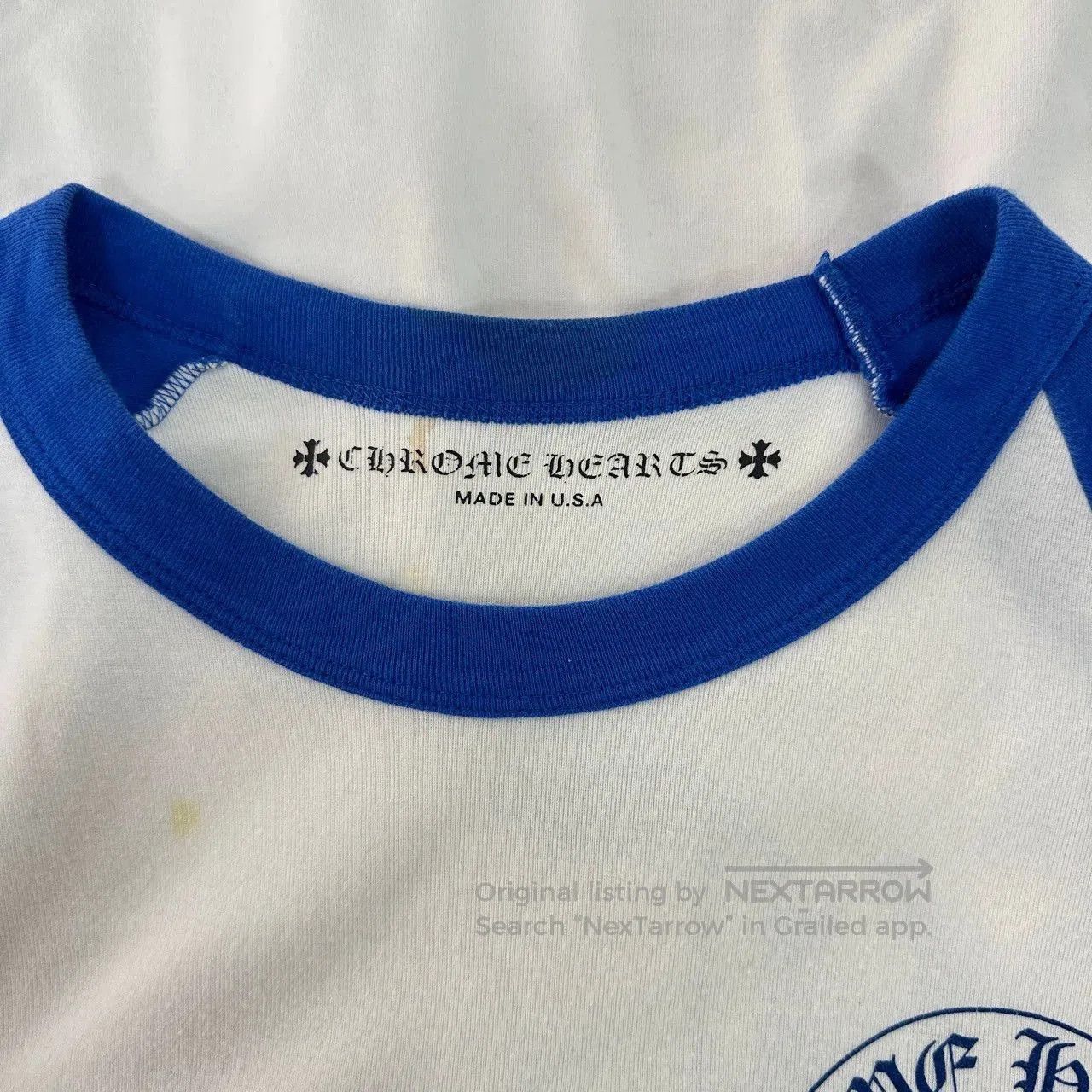 Chrome Hearts chrome hearts blue white long sleeve t-shirt. Size US M / EU 48-50 / 2 - 4 Thumbnail
