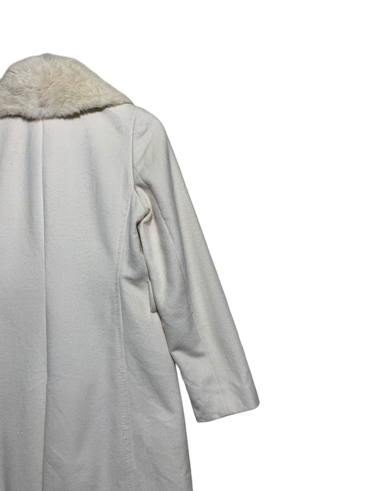 Yohji Yamamoto 🔥INED ANGORA RABBIT FUR TRENCH COATS Size M / US 6-8 / IT 42-44 - 9 Thumbnail