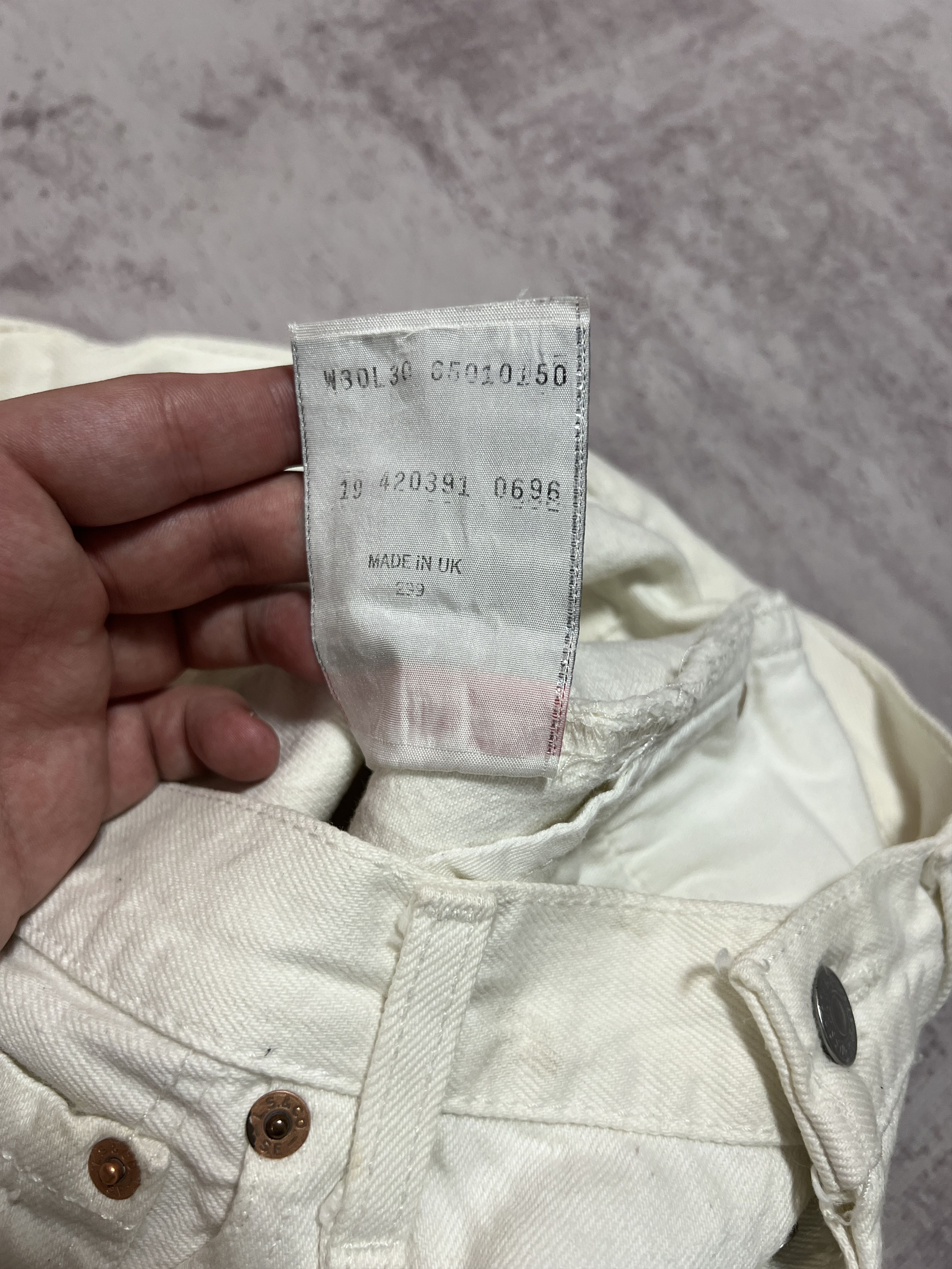 Levi's Levis Vintage 501 Denim Jeans Size 30x30 Size US 30 / EU 46 - 18 Thumbnail