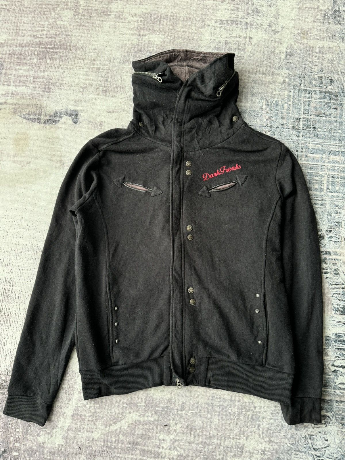 希少 Haruf leather bono hoodie jacket Bono Hoodie | Grailed