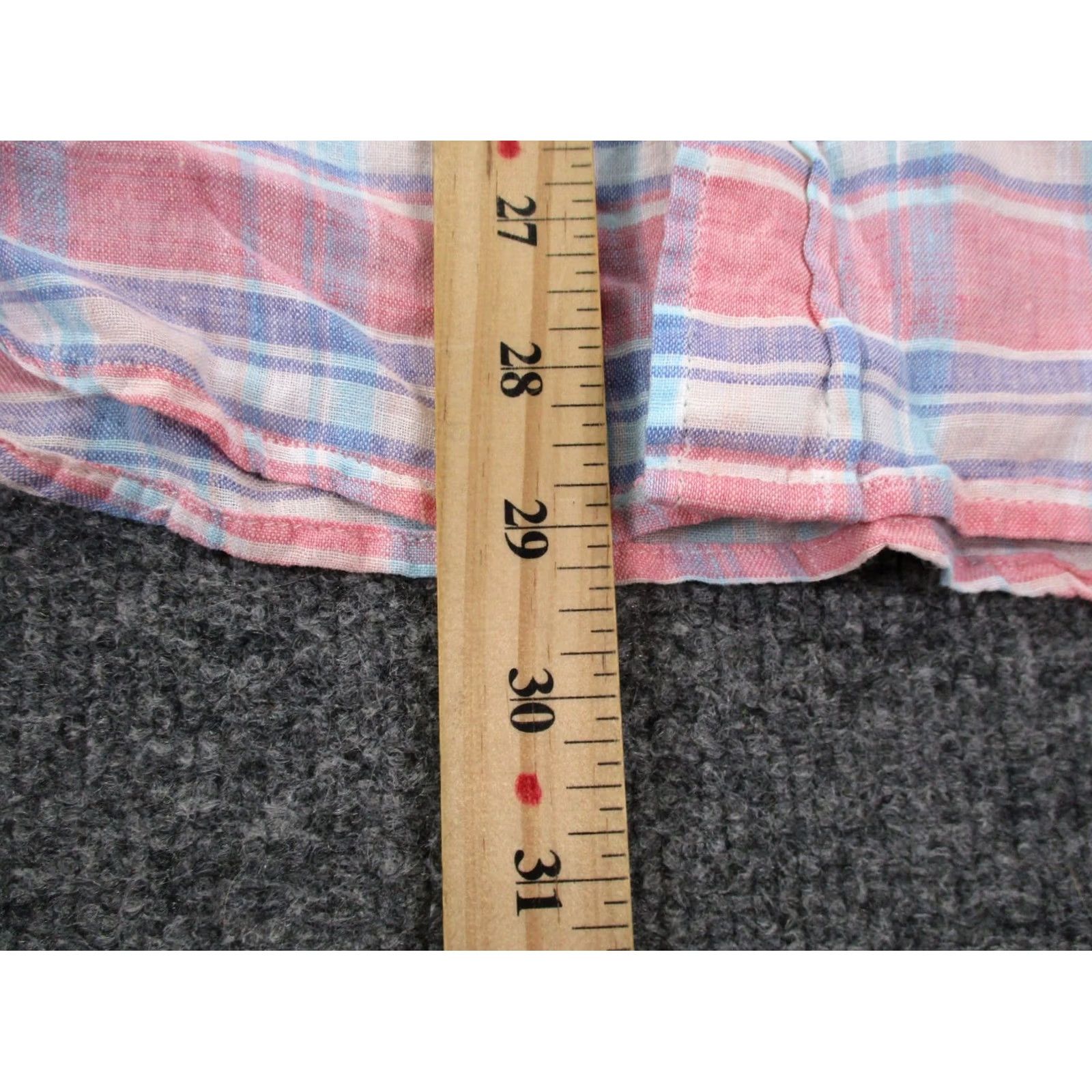 Faherty Faherty Shirt Mens M Plaid Linen Lightweight Breathable Workwear Country Preppy Size US M / EU 48-50 / 2 - 4 Thumbnail