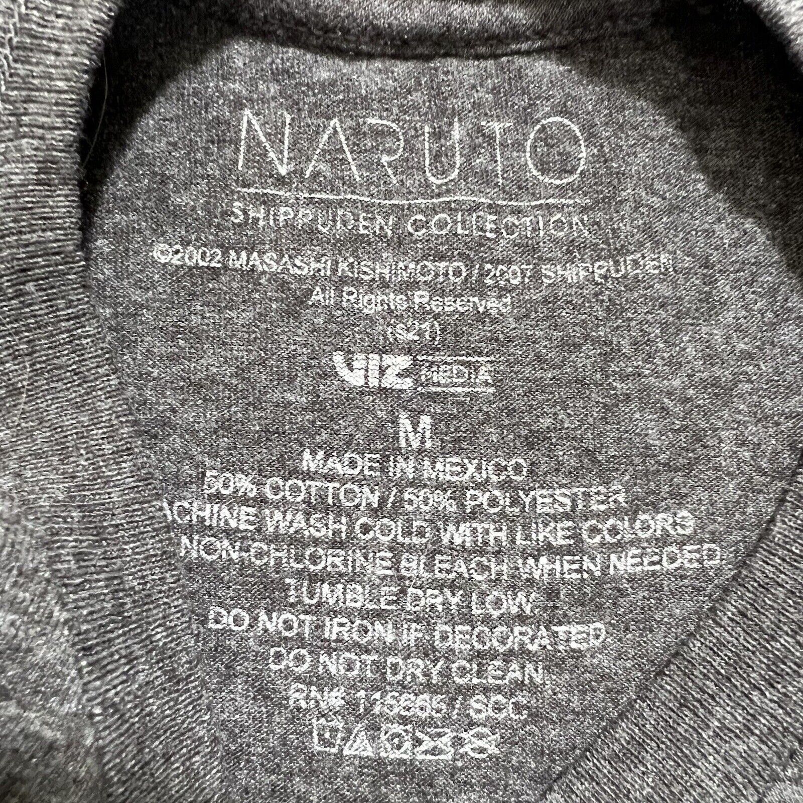 Other Naruto Shippuden Medium Anime Graphic T Shirt Gray #9 Tee Size US M / EU 48-50 / 2 - 3 Thumbnail