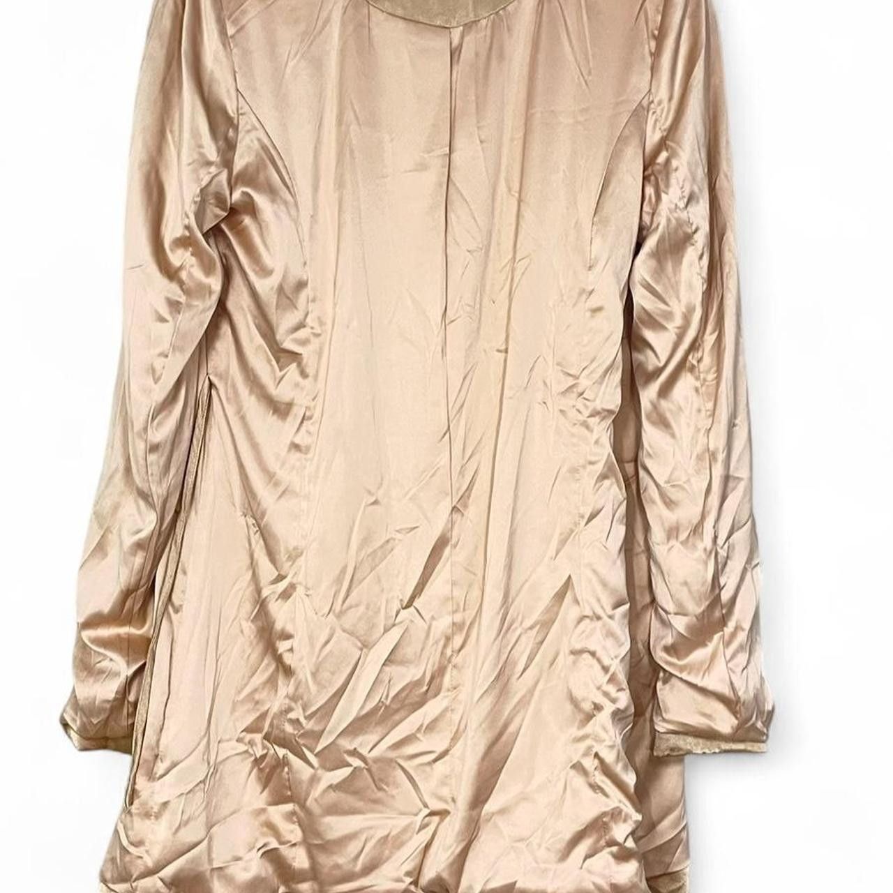 Other Meshki Modern Metallic Gold Long Sleeve Wrap Dress Size M / US 6-8 / IT 42-44 - 5 Thumbnail