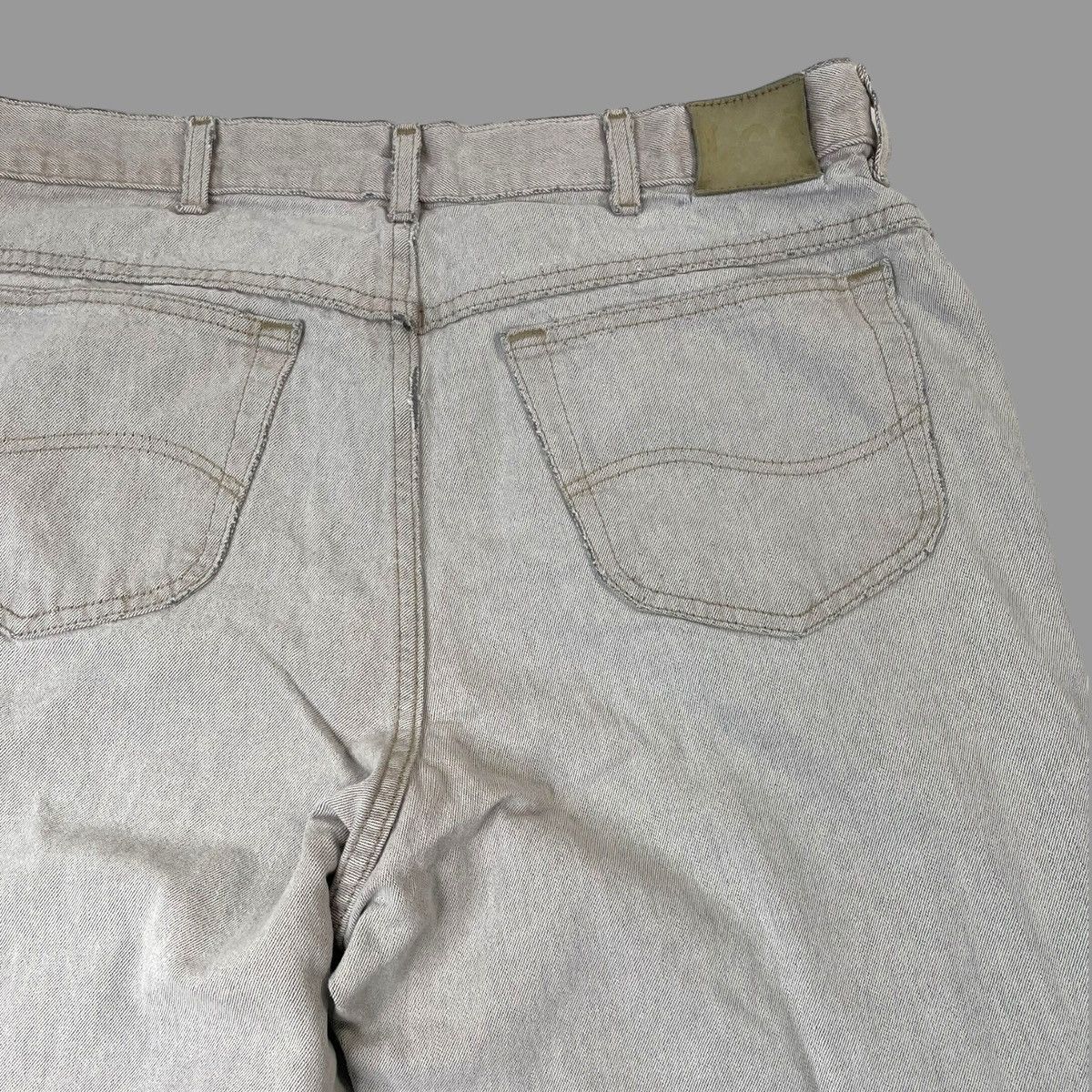 Lee × Vintage Vintage 90s Lee distressed denim jeans Size US 33 - 5 Thumbnail