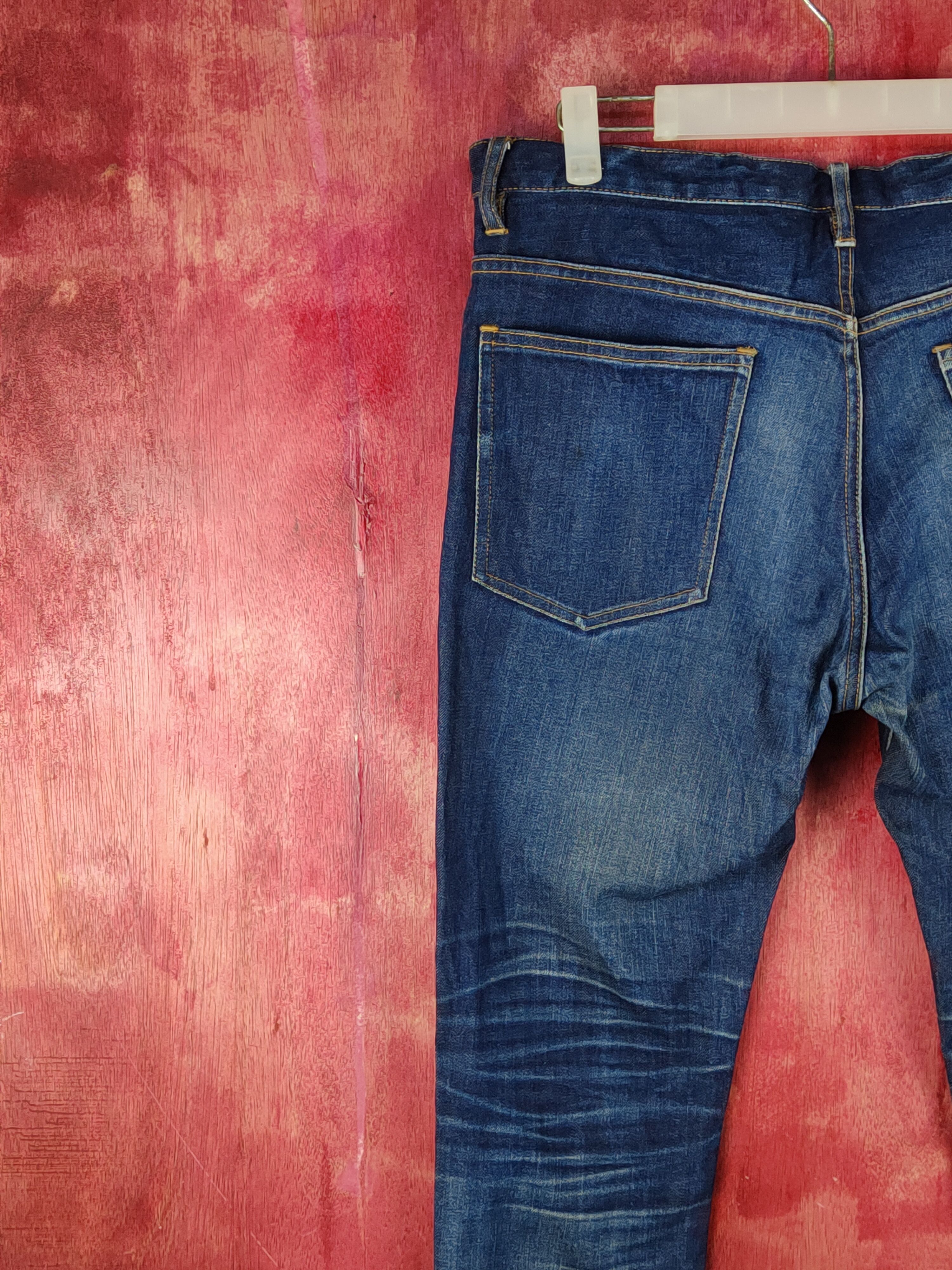 BEAUTY&YOUTH Beauty & Youth Dark Blue Ripped Skinny Jeans #S2053 Size US 32 / EU 48 - 8 Thumbnail