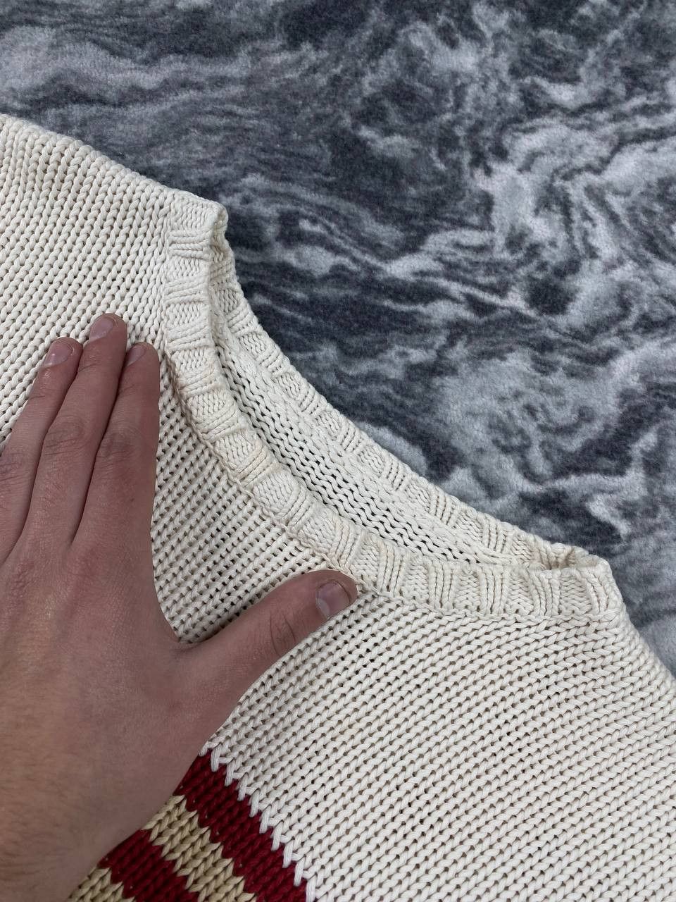 Polo Ralph Lauren Vintage Polo Ralph Lauren Knit Sweater Flag USA 90s Women Size US S / EU 44-46 / 1 - 2 Thumbnail