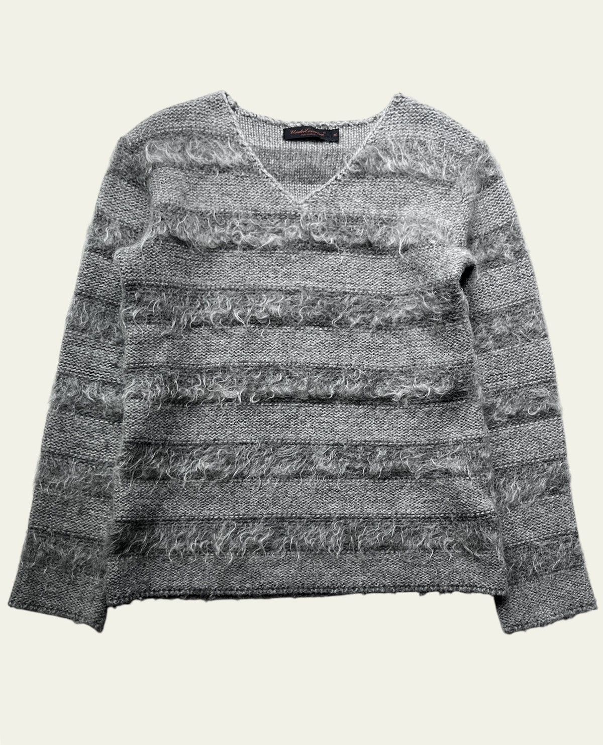 Jun Takahashi Undercover AW03’ Paperdoll grey striped mohair Size US M / EU 48-50 / 2 - 2 Thumbnail