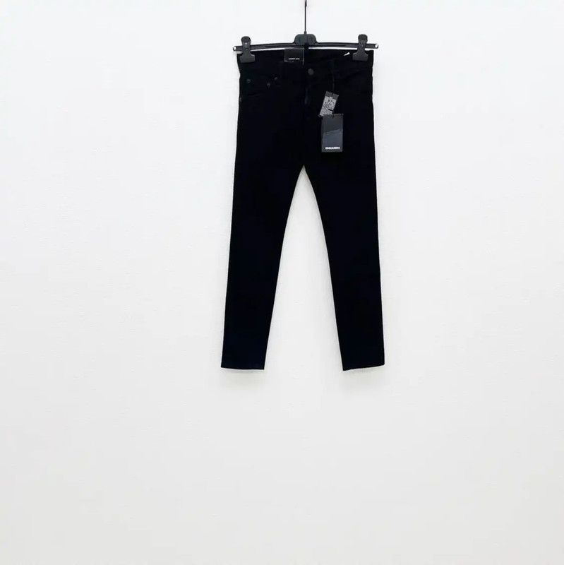 Dsquared2 DSQUARED2 Men's Black Denim Casual Pants 0089 Size US 26 / EU 42 - 1 Thumbnail