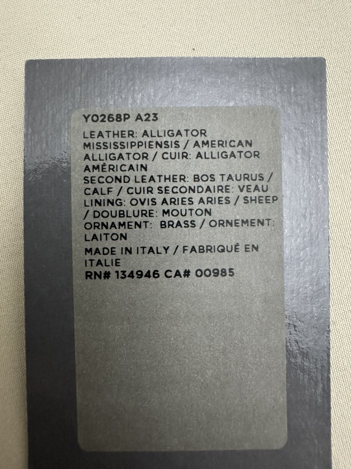 Tom Ford ALLIGATOR CHAIN WALLET Size ONE SIZE - 12 Thumbnail