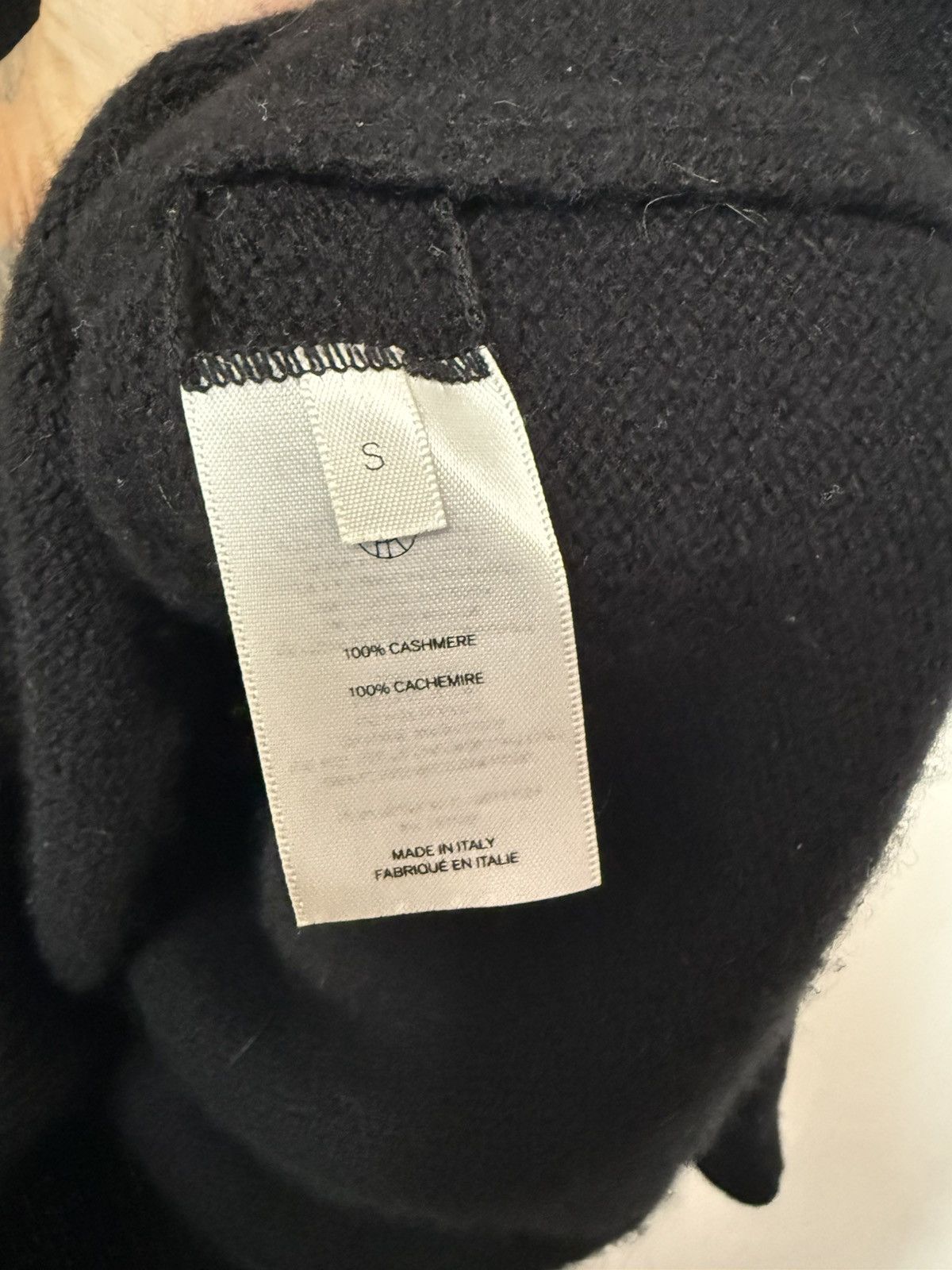 The Row THE ROW Black 100% Cashmere Hoodie Size US L / EU 52-54 / 3 - 4 Thumbnail