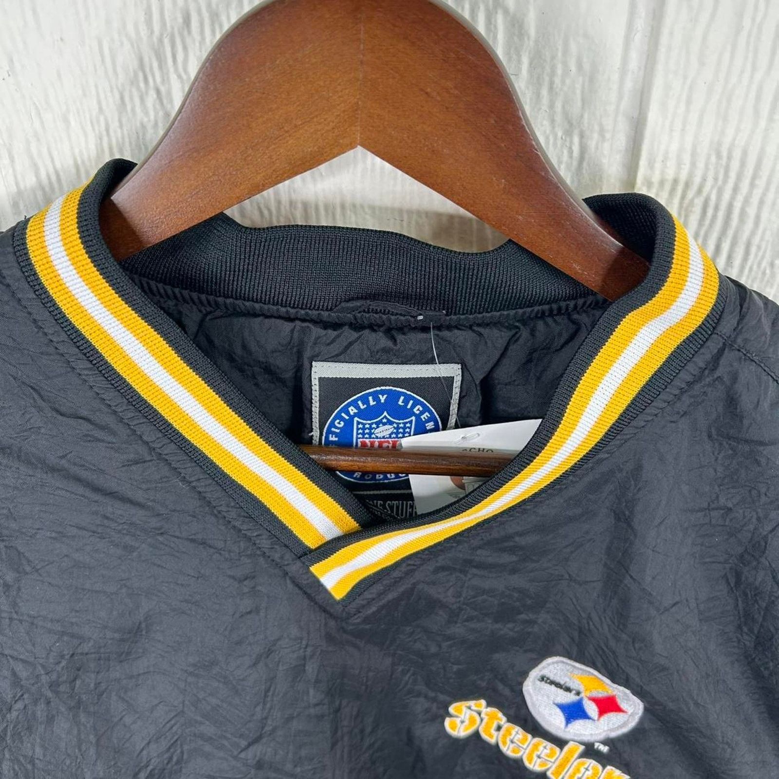 NFL Vintage 90s Pittsburgh Steelers NFL Windbreaker Womens Small Size S / US 4 / IT 40 - 4 Thumbnail