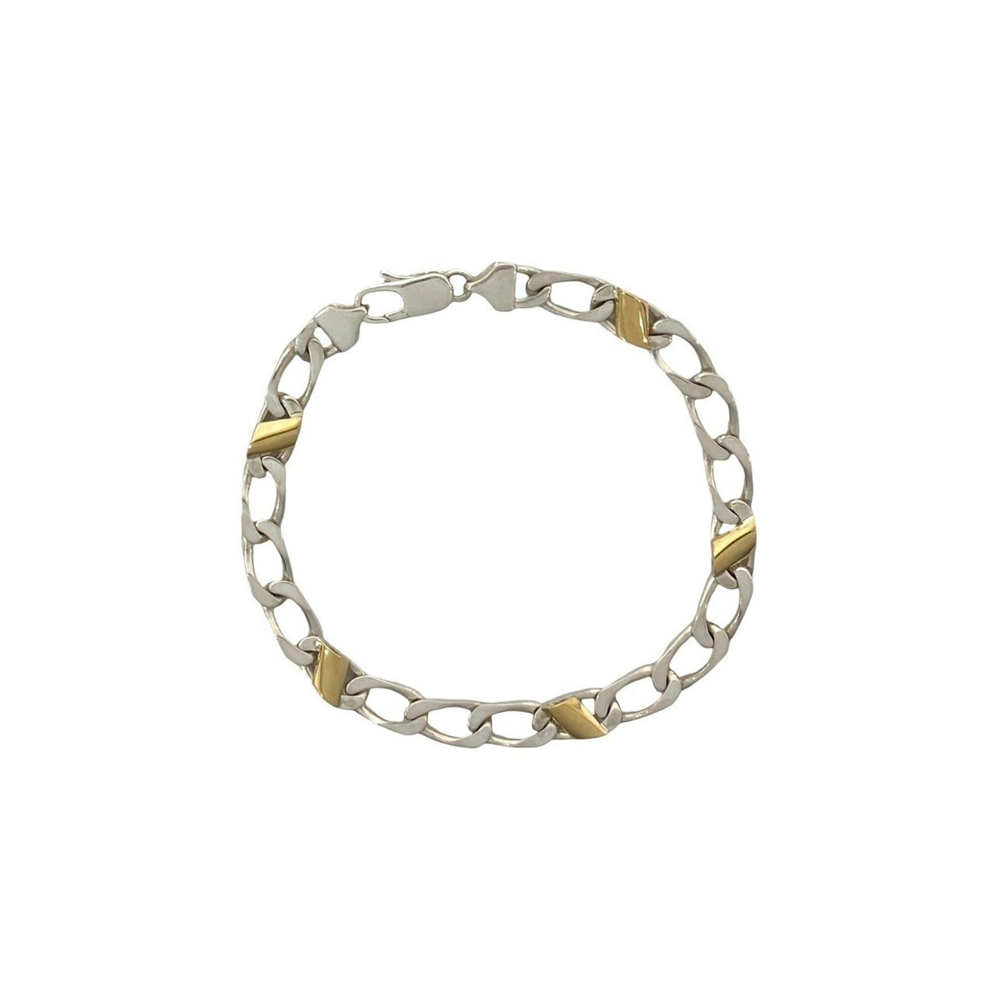 Tiffany & Co. Tiffany Bangle Hook & Eye Silver Yellow Gold YG 925