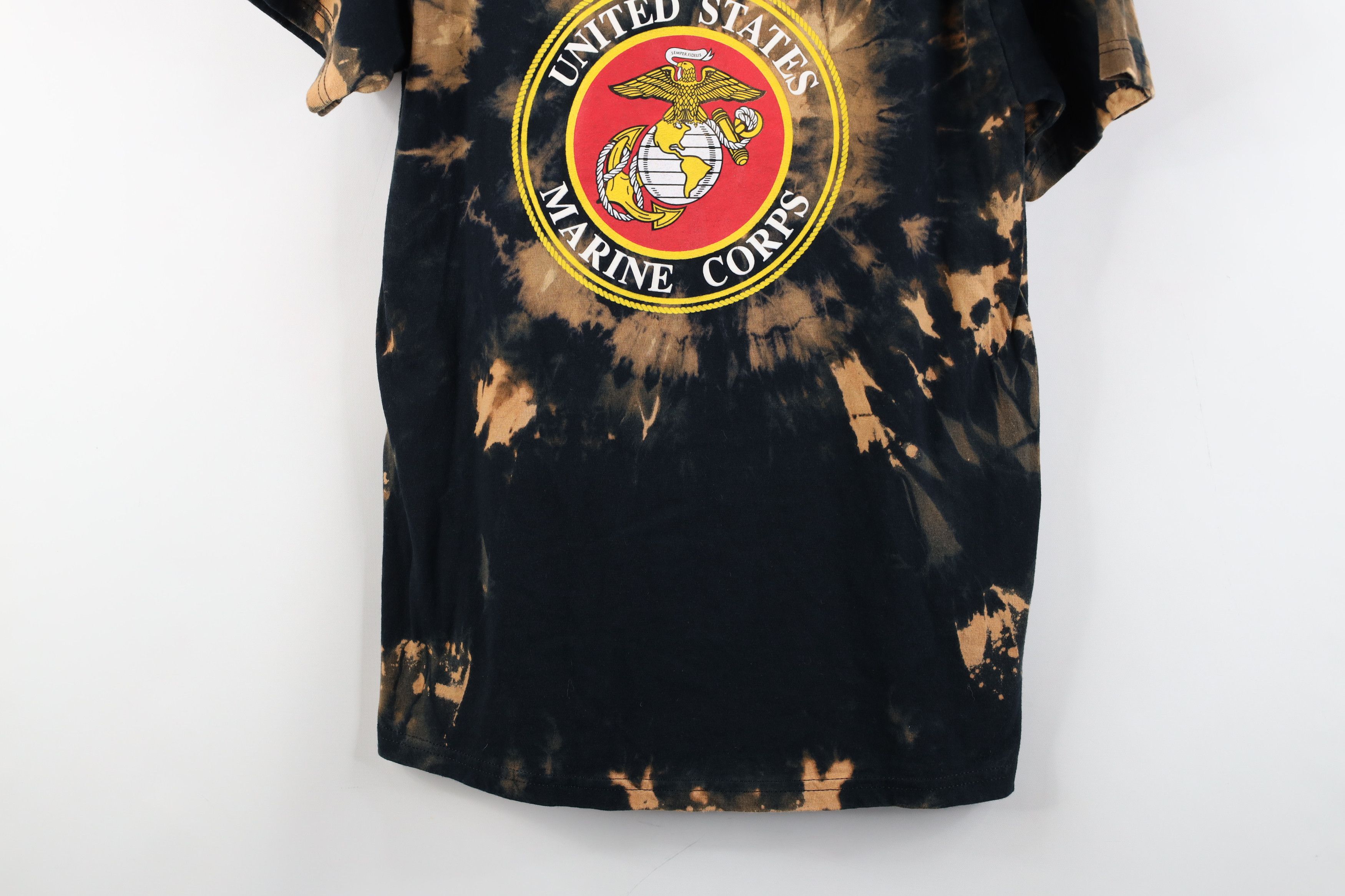Vintage Vintage Acid Wash United States Marine Corps USMC T-Shirt Size US S / EU 44-46 / 1 - 3 Thumbnail
