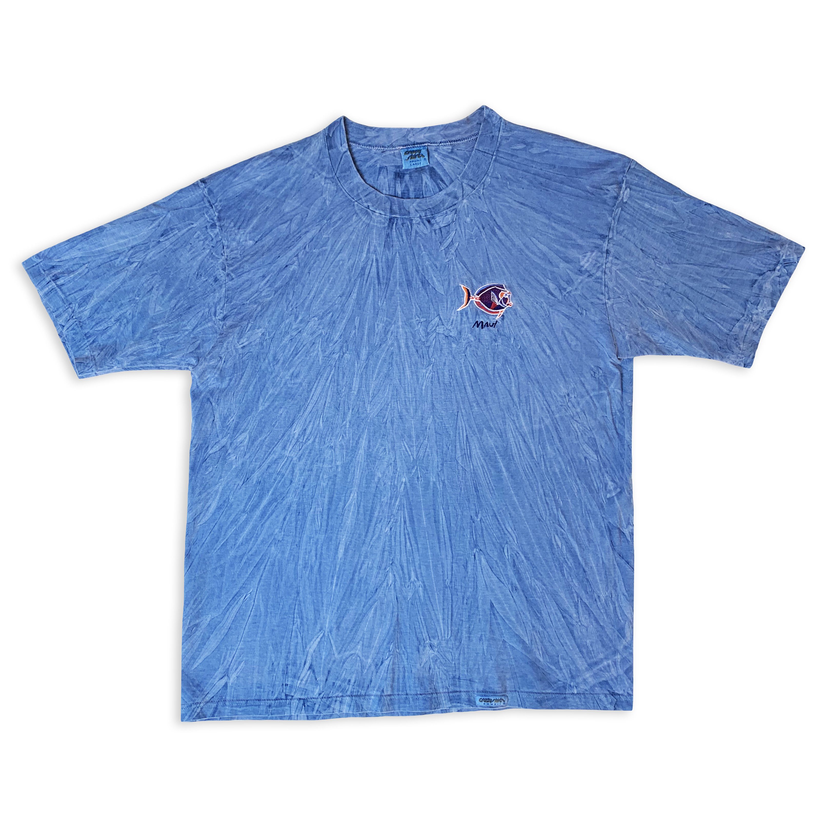 Vintage Vintage 90s MAUI t shirt Single stitch Tie Dye Hippie Retro Size US L / EU 52-54 / 3 - 2 Thumbnail