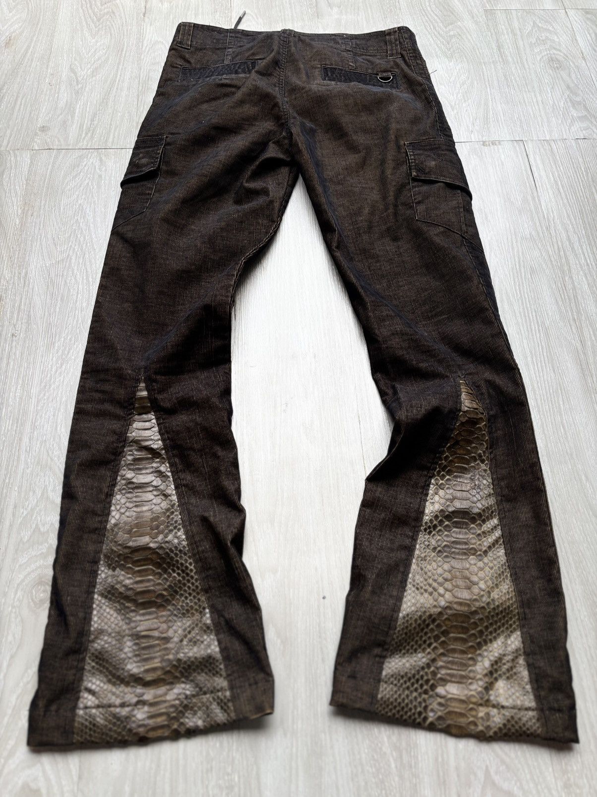 semanticdesign Corduroy lace up cargo flare pants Size US 29 - 4 Thumbnail