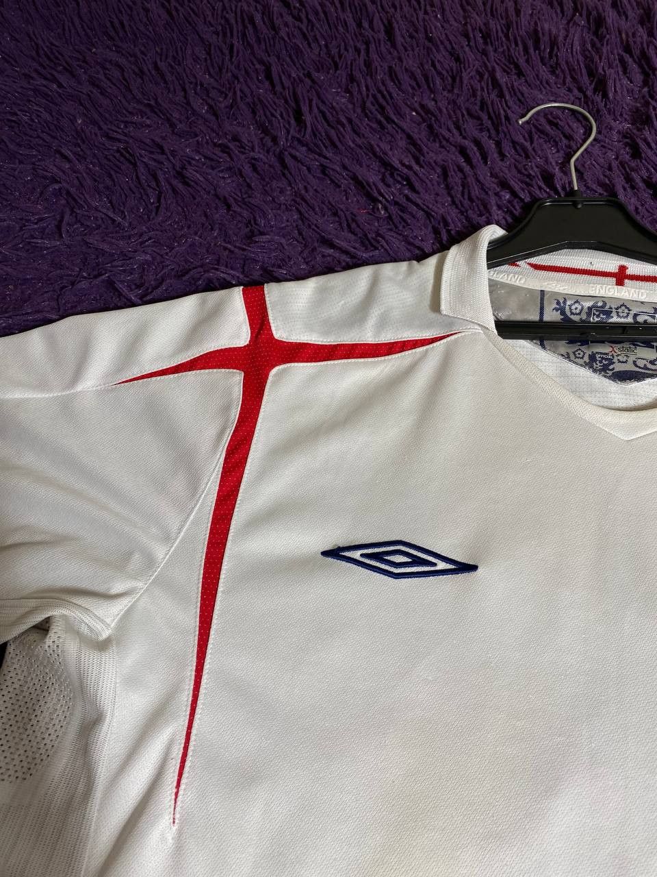 Umbro × Vintage Vintage Umbro England Soccer Jersey Polo T Shirt Size US XXL / EU 58 / 5 - 20 Thumbnail
