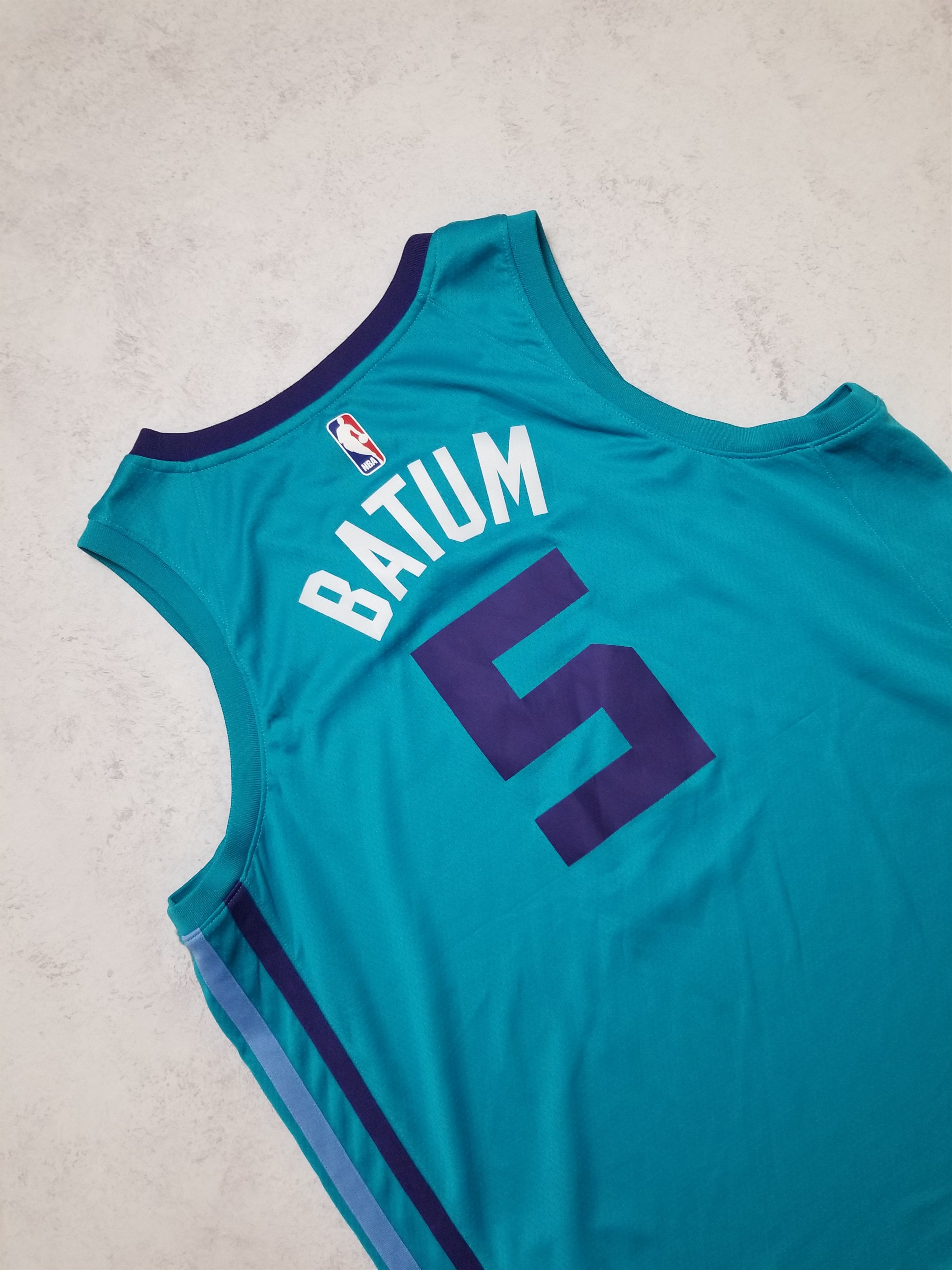 Jordan Brand Charlotte Hornets Batum #5 Jordan Swingman Jersey Size US XL / EU 56 / 4 - 3 Thumbnail