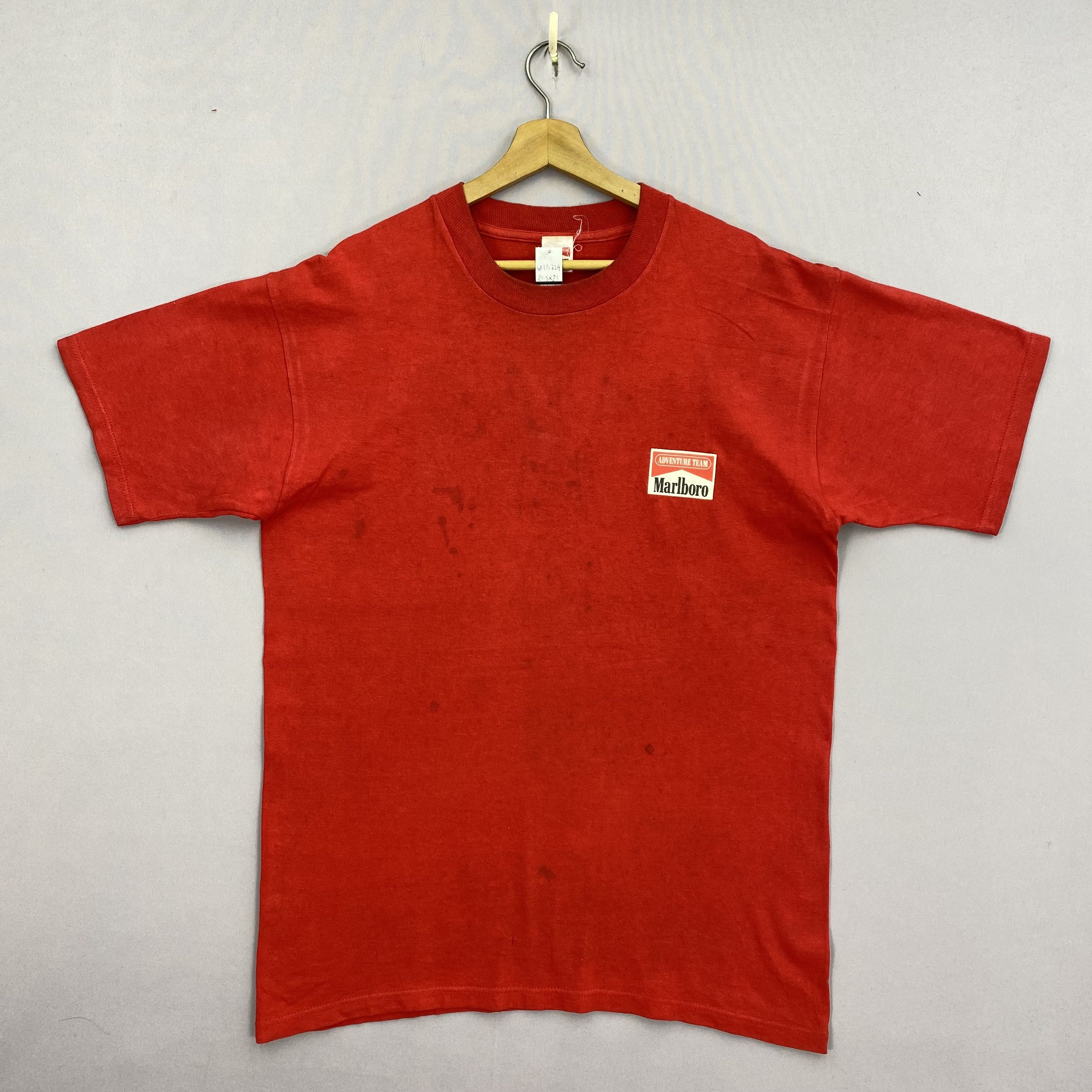 Marlboro Vintage 90s Marlboro T-Shirt Marlboro Adventure Team Tees Size US L / EU 52-54 / 3 - 2 Thumbnail