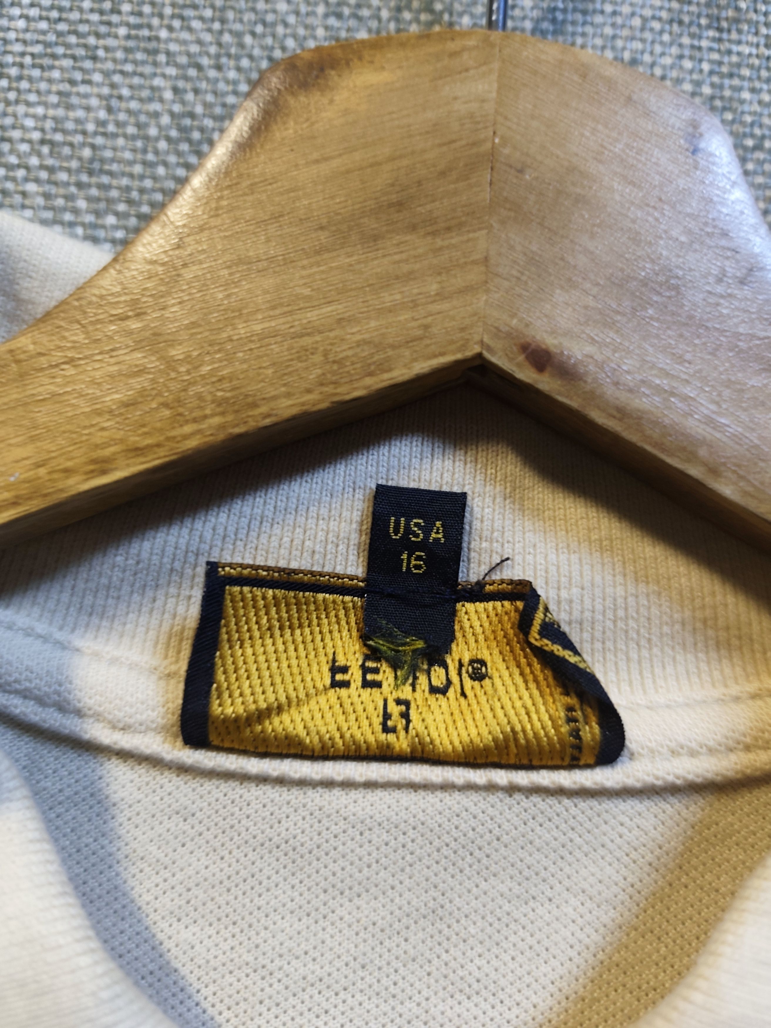 Fendi 90s Fendi Italy Minimalist Boxy Fit Polo Size US L / EU 52-54 / 3 - 5 Thumbnail