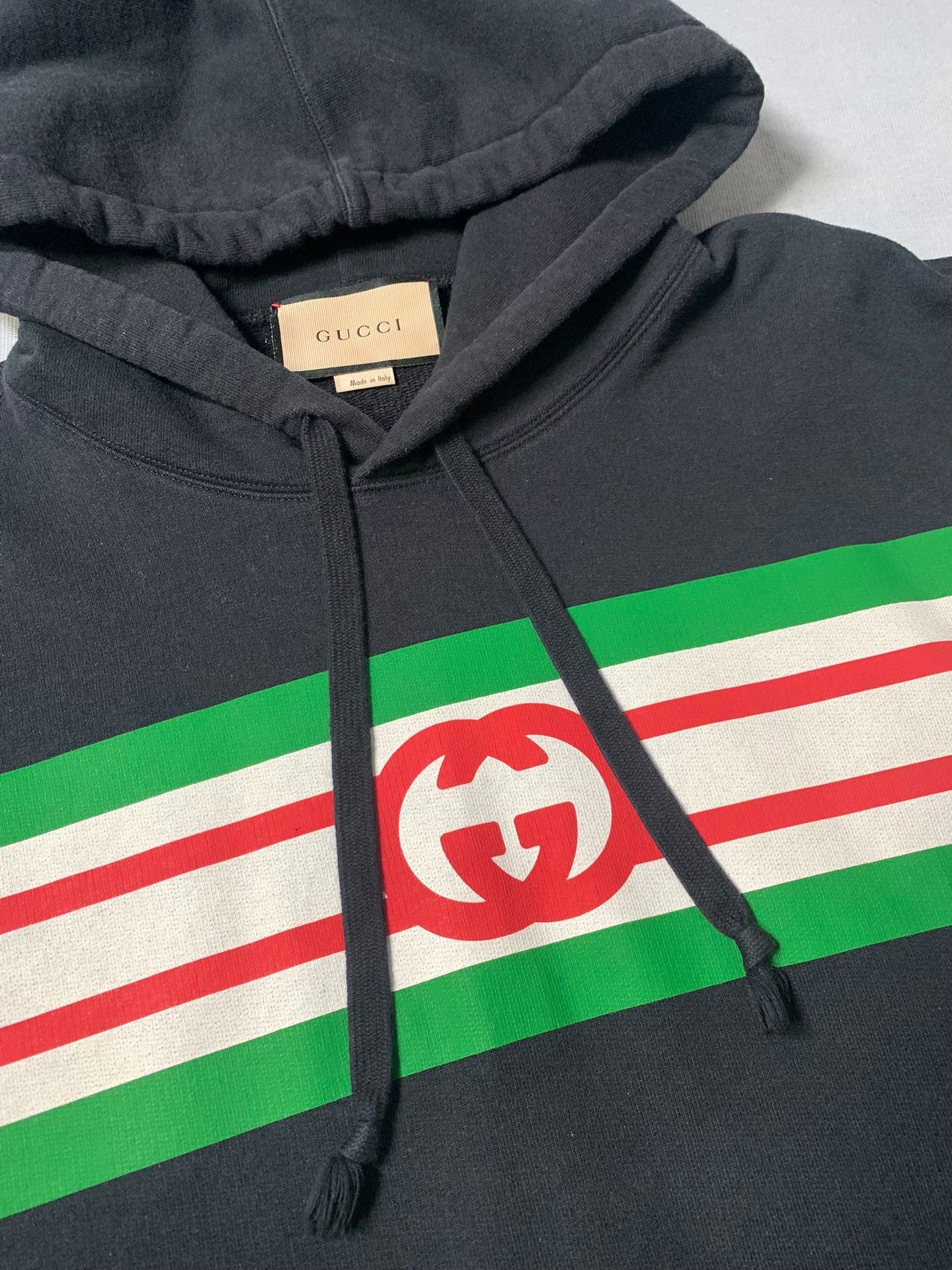 Gucci Gucci Double G Three-Stripe Logo Hoodie Size US XL / EU 56 / 4 - 1 Thumbnail