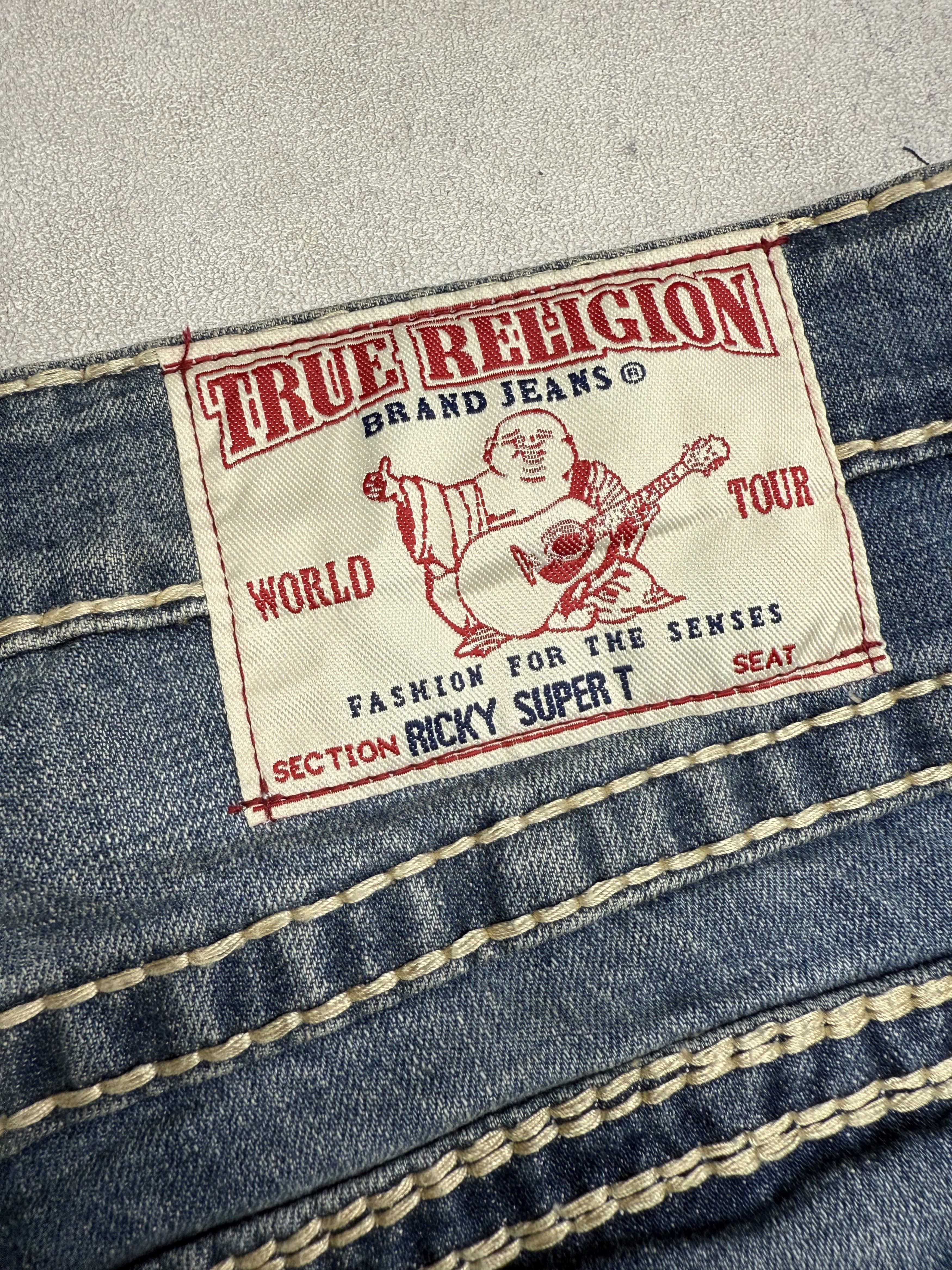 True Religion True Religion Y2K Ricky Super T Denim Pants Size US 34 / EU 50 - 6 Thumbnail