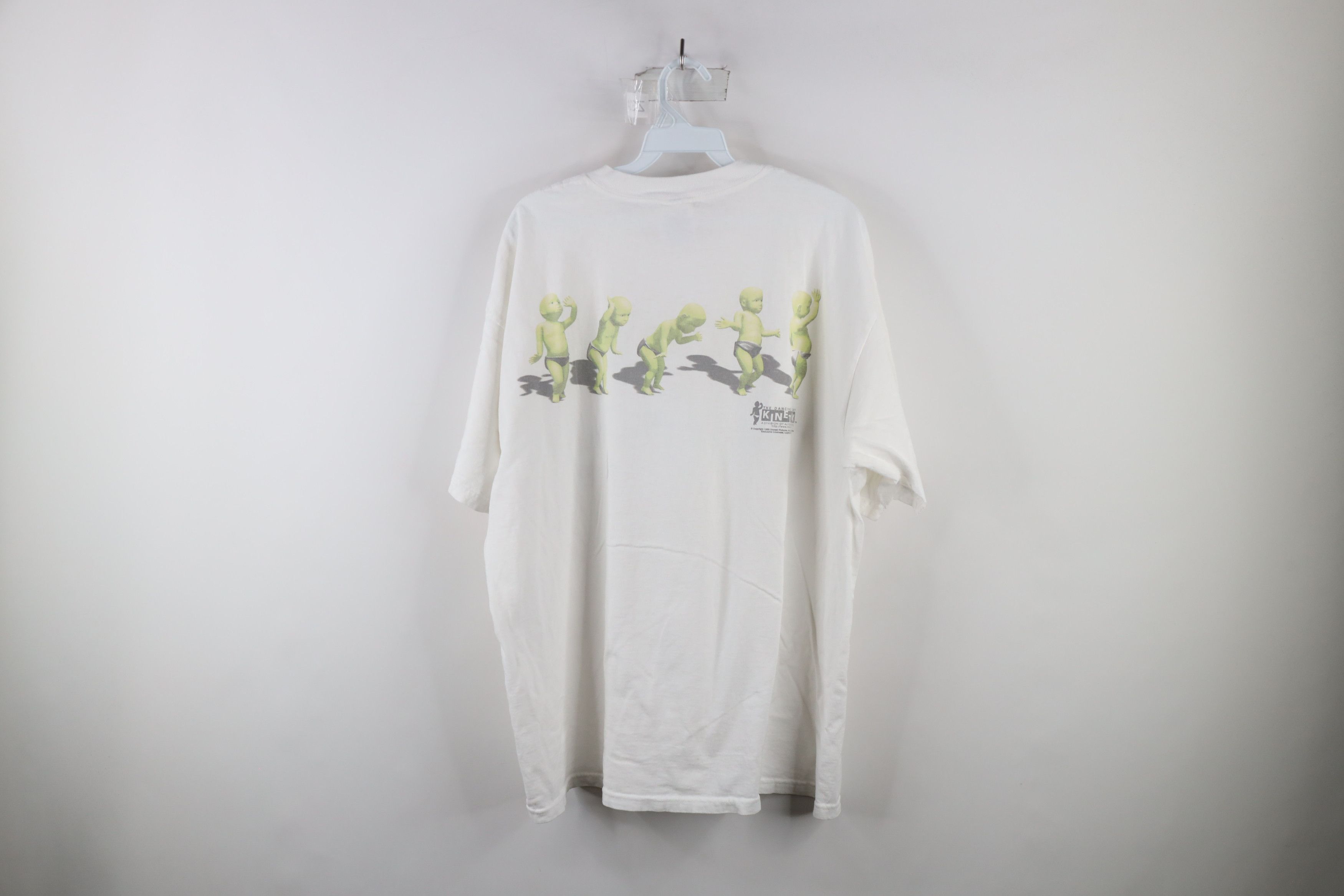 Vintage Vintage 90s Kinetix The Dancing Baby Short Sleeve T-Shirt Size US XL / EU 56 / 4 - 8 Thumbnail