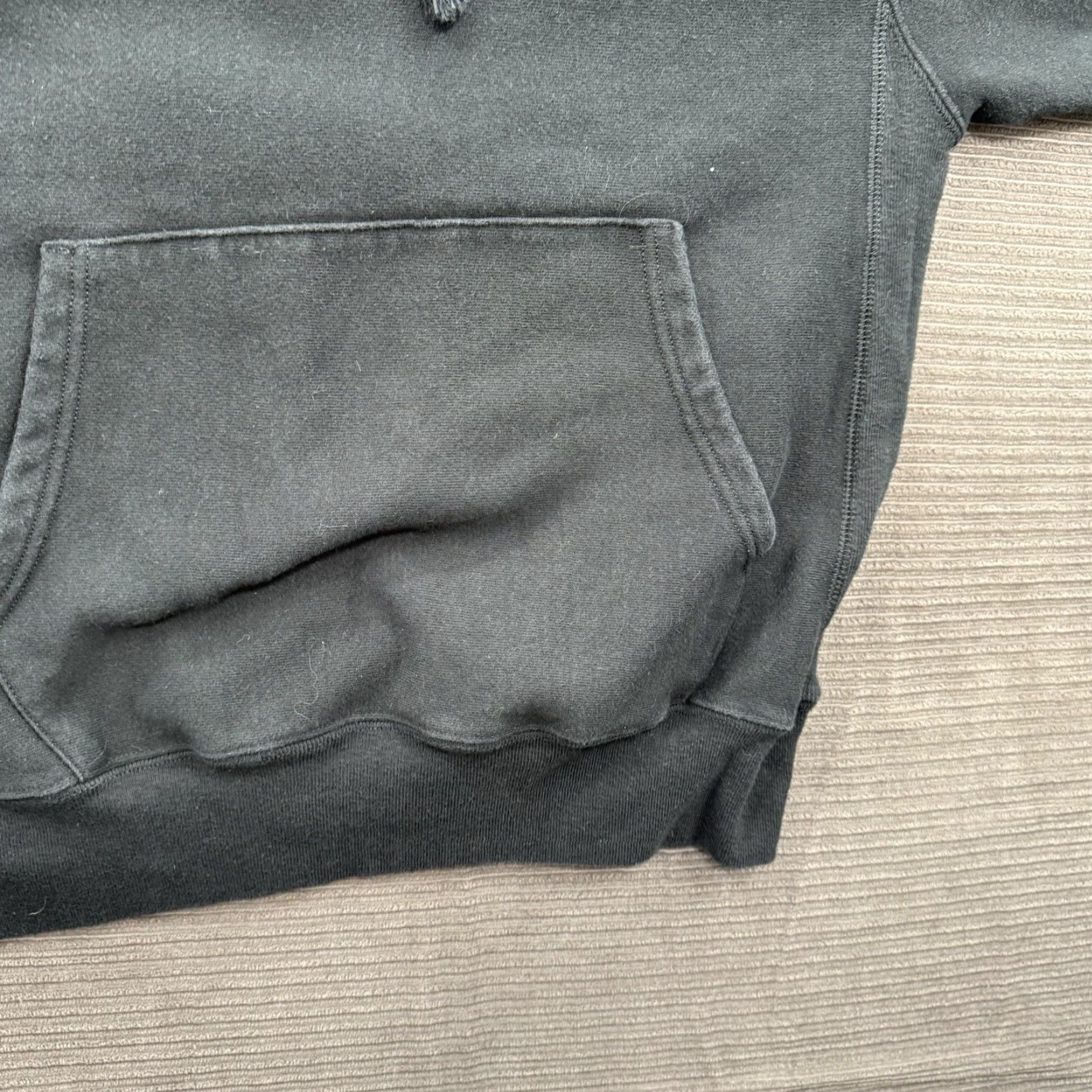 Vintage No Sweat Hoodie Men Medium Black Cotton Long Sleeve Outdoors Hiking Walking Size US M / EU 48-50 / 2 - 7 Thumbnail