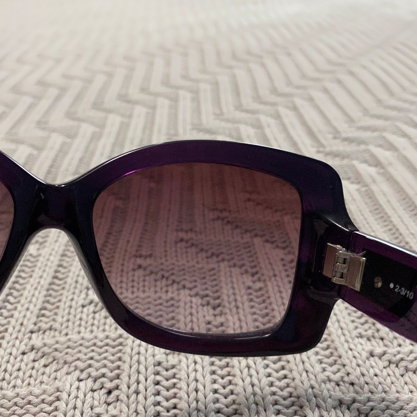 John Galliano John Galliano dark purple cat eye sunglasses Size ONE SIZE - 6 Thumbnail