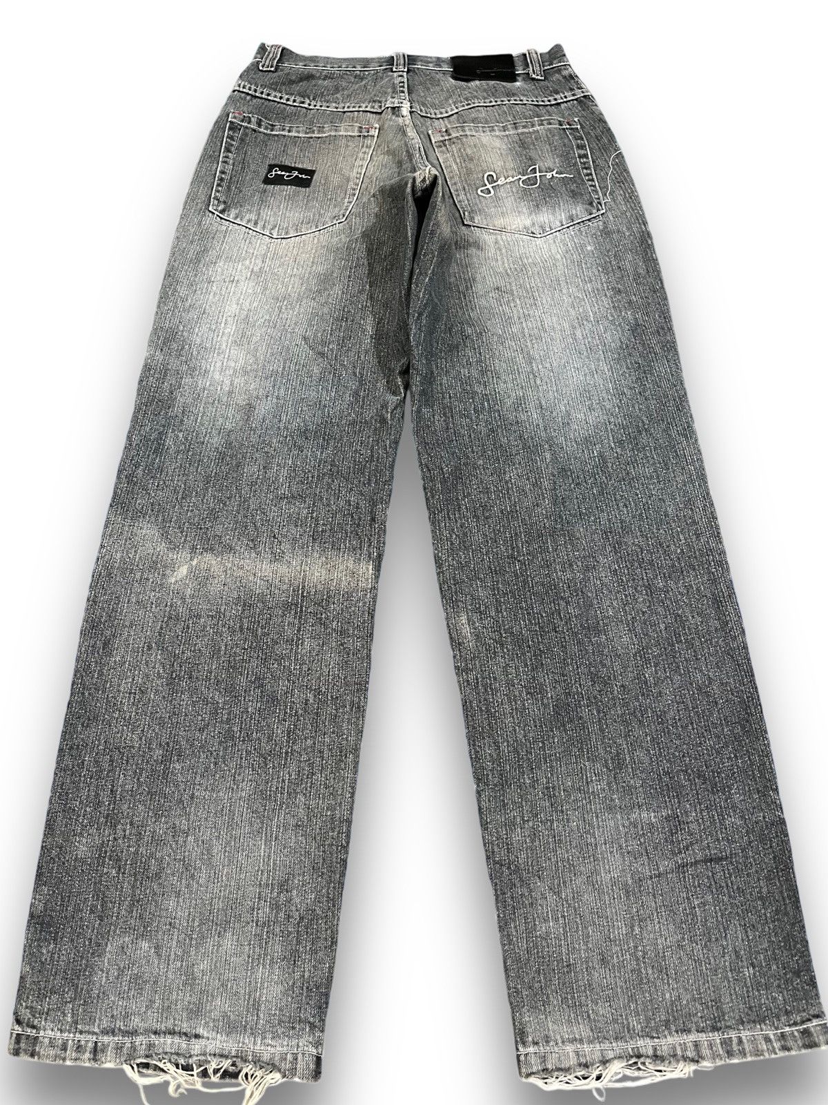 Sean John Vintage Sean John Baggy Embroiddery Denim Size US 31 - 7 Thumbnail