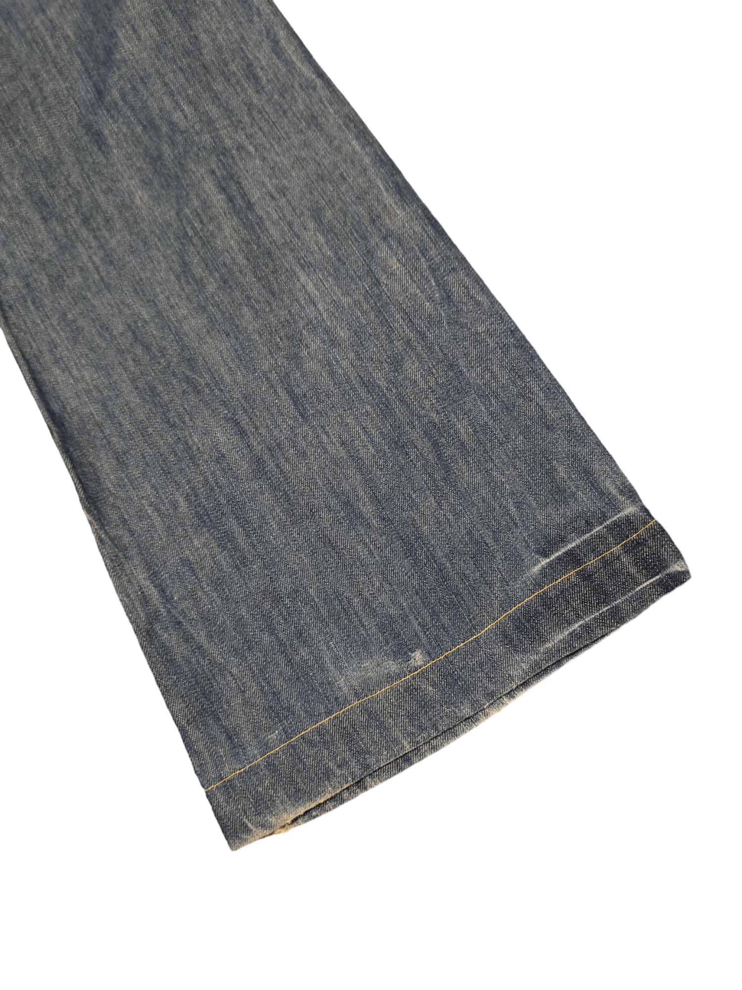 If Six Was Nine Baggy Flare Jeans Red Pepper Low Rise Faded Denim Bootcut Size US 27 - 8 Thumbnail