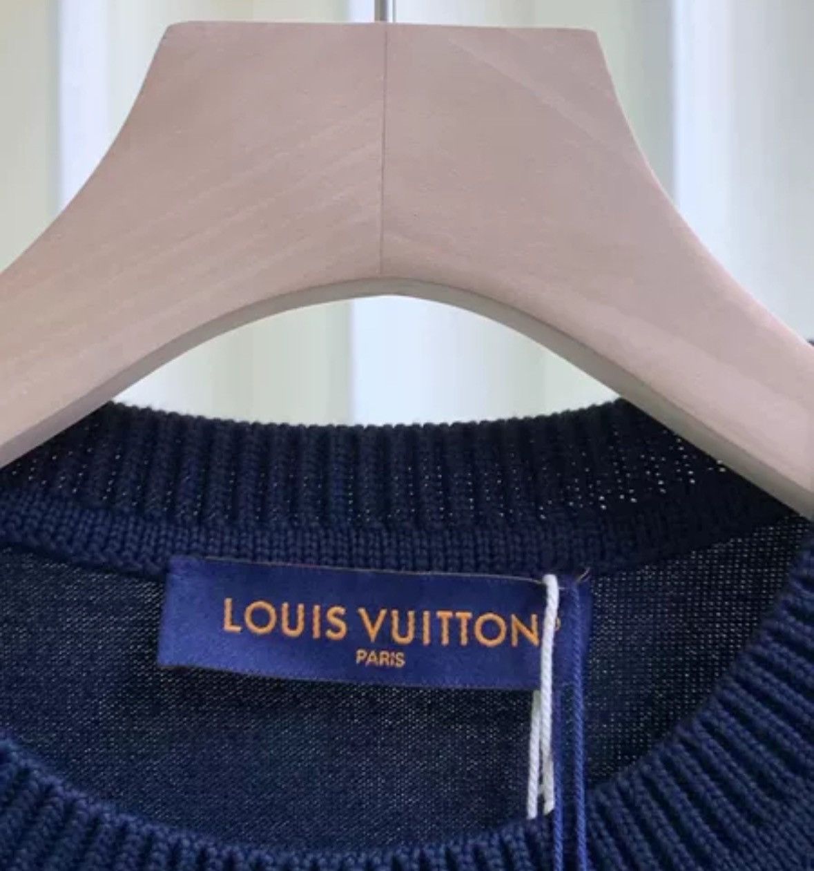 Louis Vuitton Louis Vuitton Embroidered Logo Knitted Short Sleeve T-shirt Size US XL / EU 56 / 4 - 5 Thumbnail