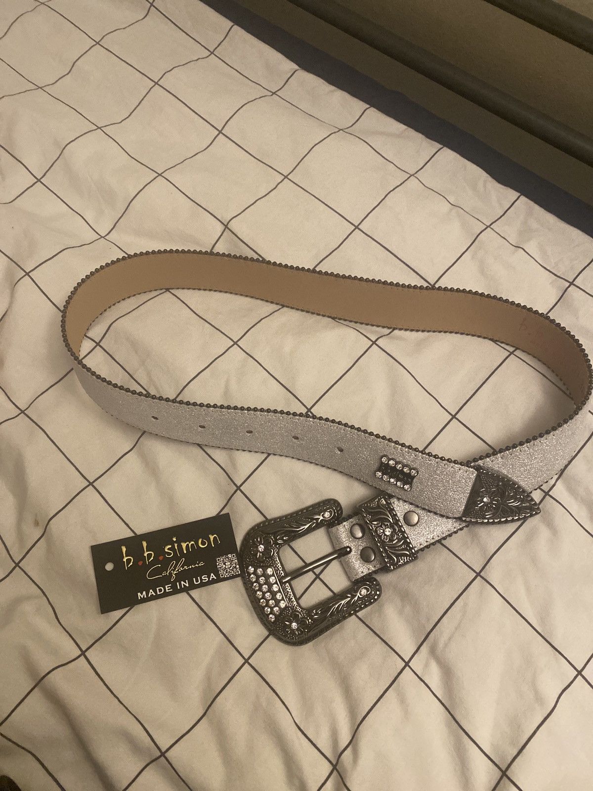 B.B. Simon B.B. Simon California Rhinestone Belt - SIZE 32 Size 32 - 1 Thumbnail