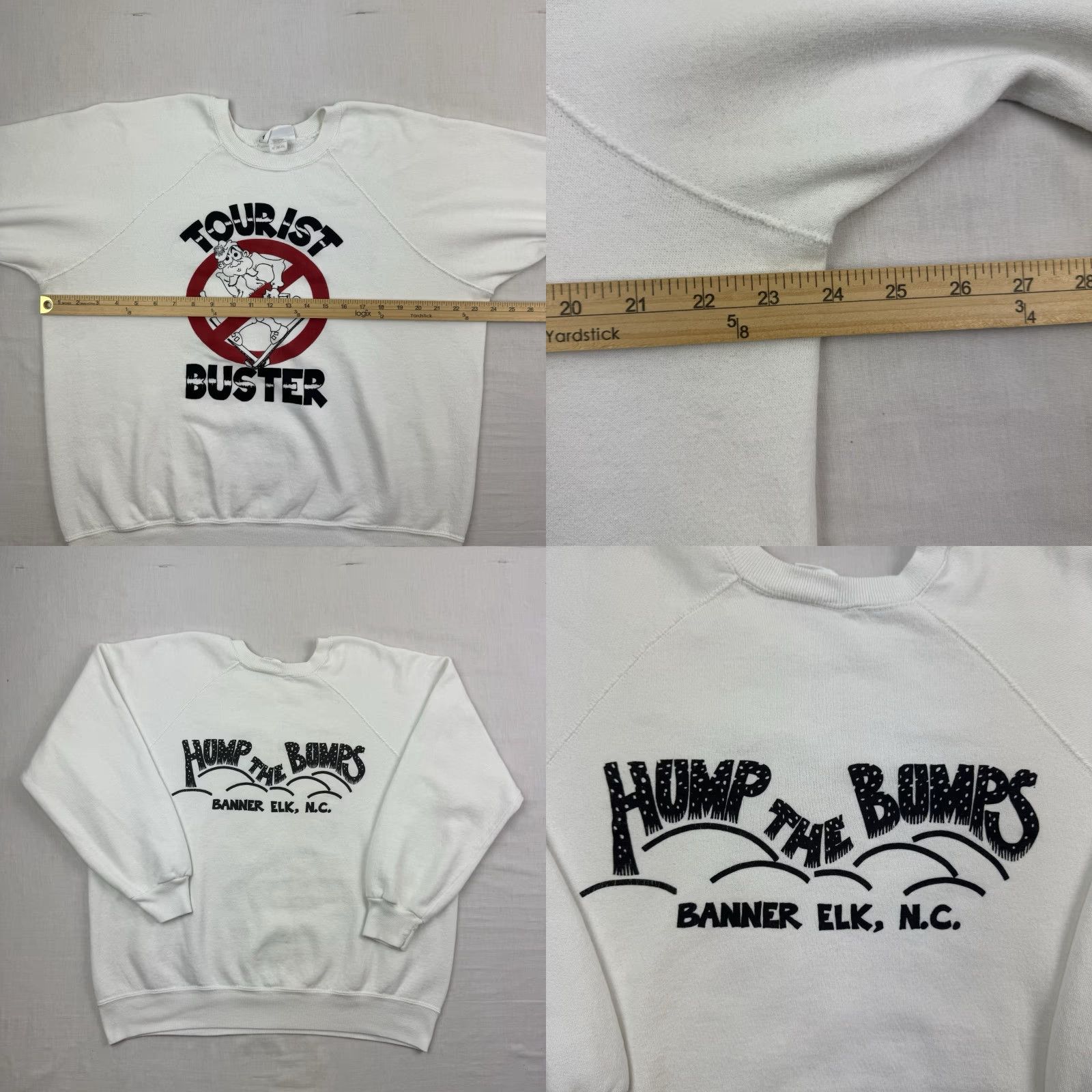 Vintage VINTAGE Bassett Walker Sweatshirt Main Selling Point: Ski 80s Bumper The Bump Adult XL White Mens Sweatshirt 1980s Ski Graphic Print Size US XL / EU 56 / 4 - 8 Thumbnail