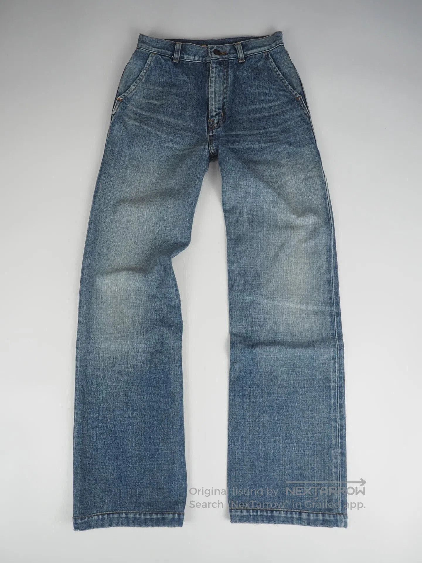 Saint Laurent Paris saint laurent blue washed denim jeans W25. Size 23" - 1 Thumbnail